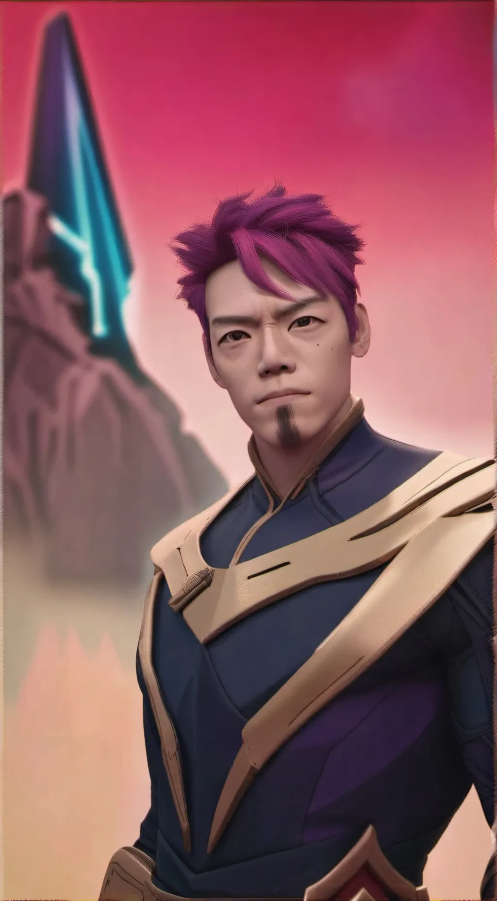 ai character: Thanos x 196 background