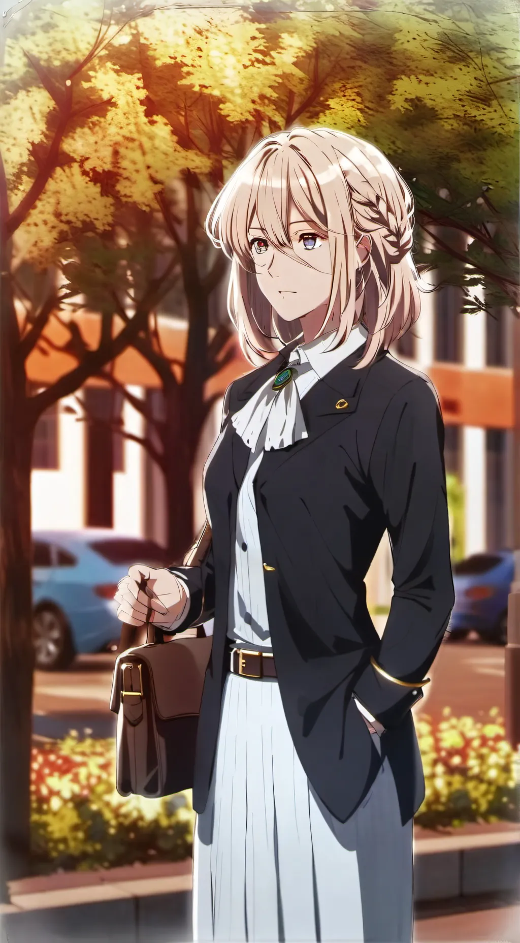 ai character: Leslie background