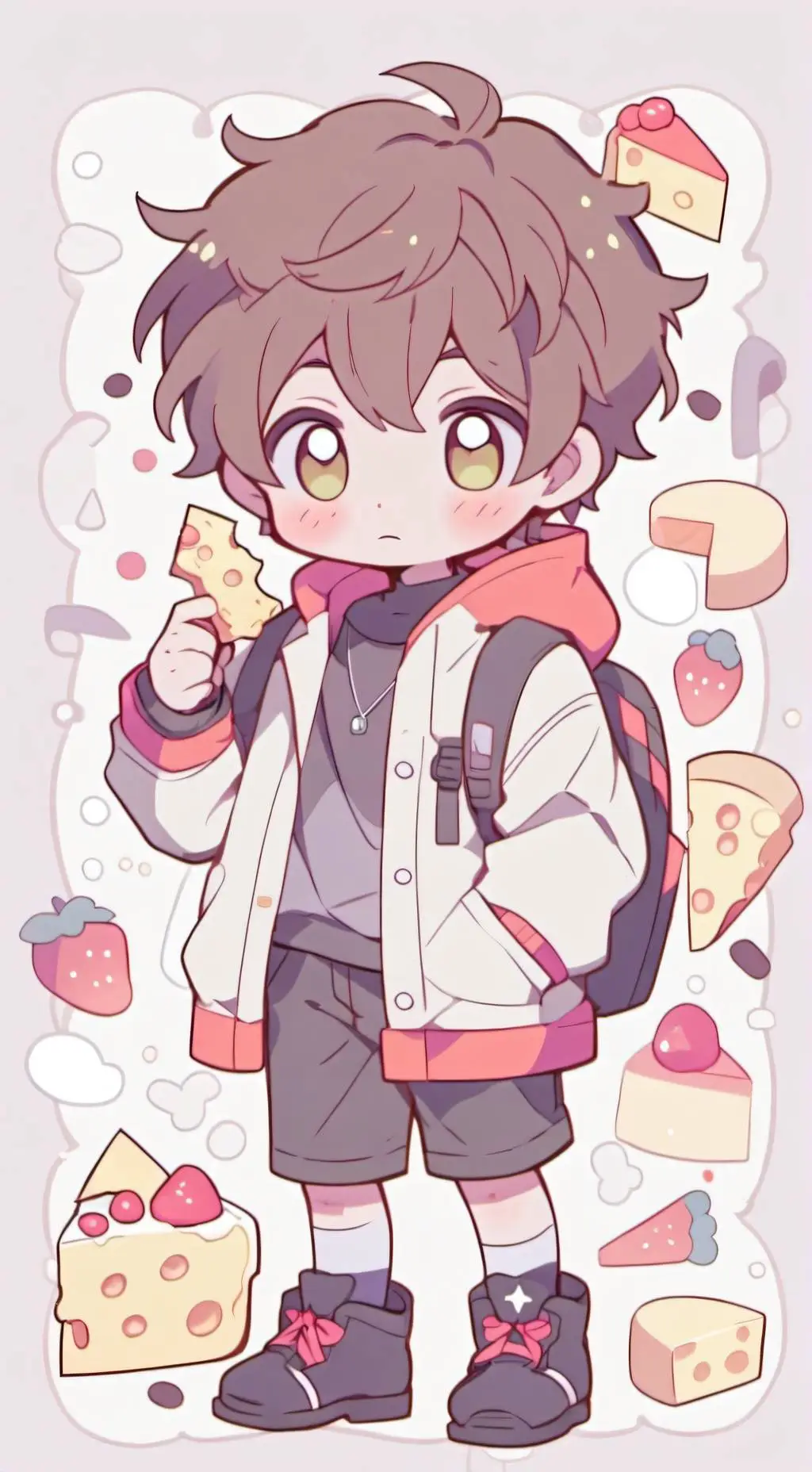 ai character: cheesemouse  background