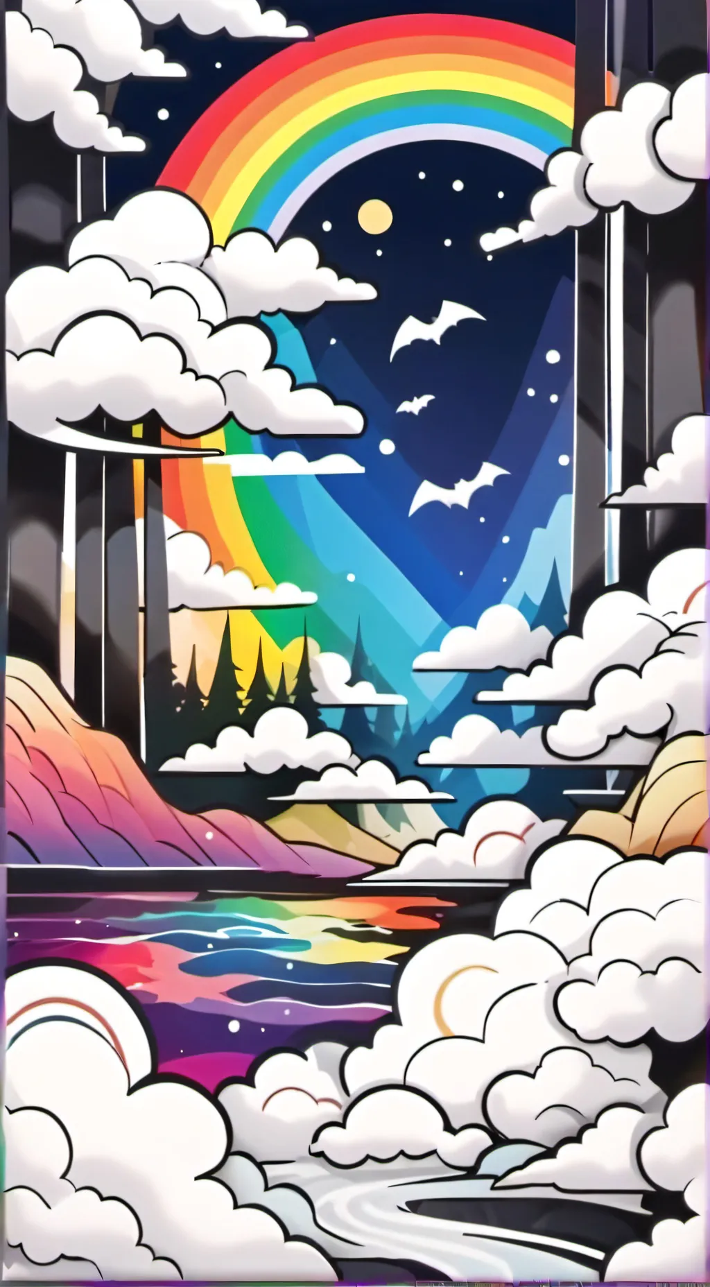 ai character: Dw twisted  background