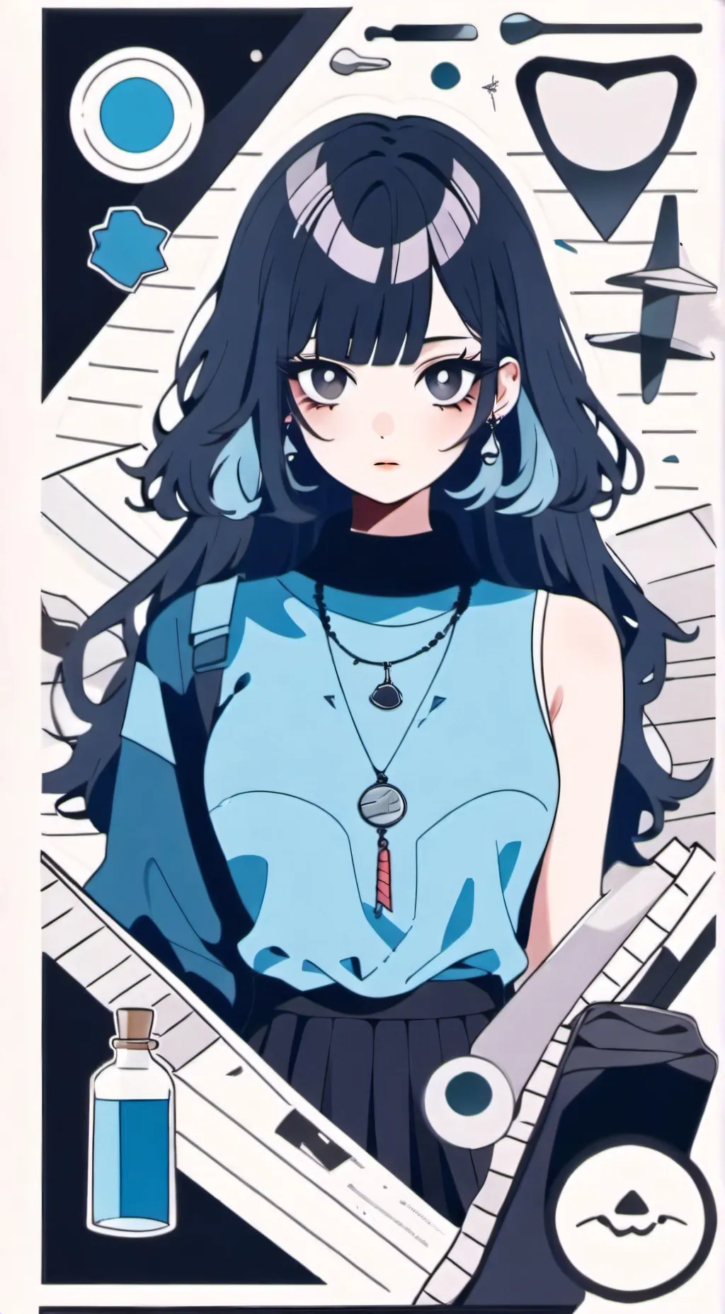 ai character: Platabush girl background