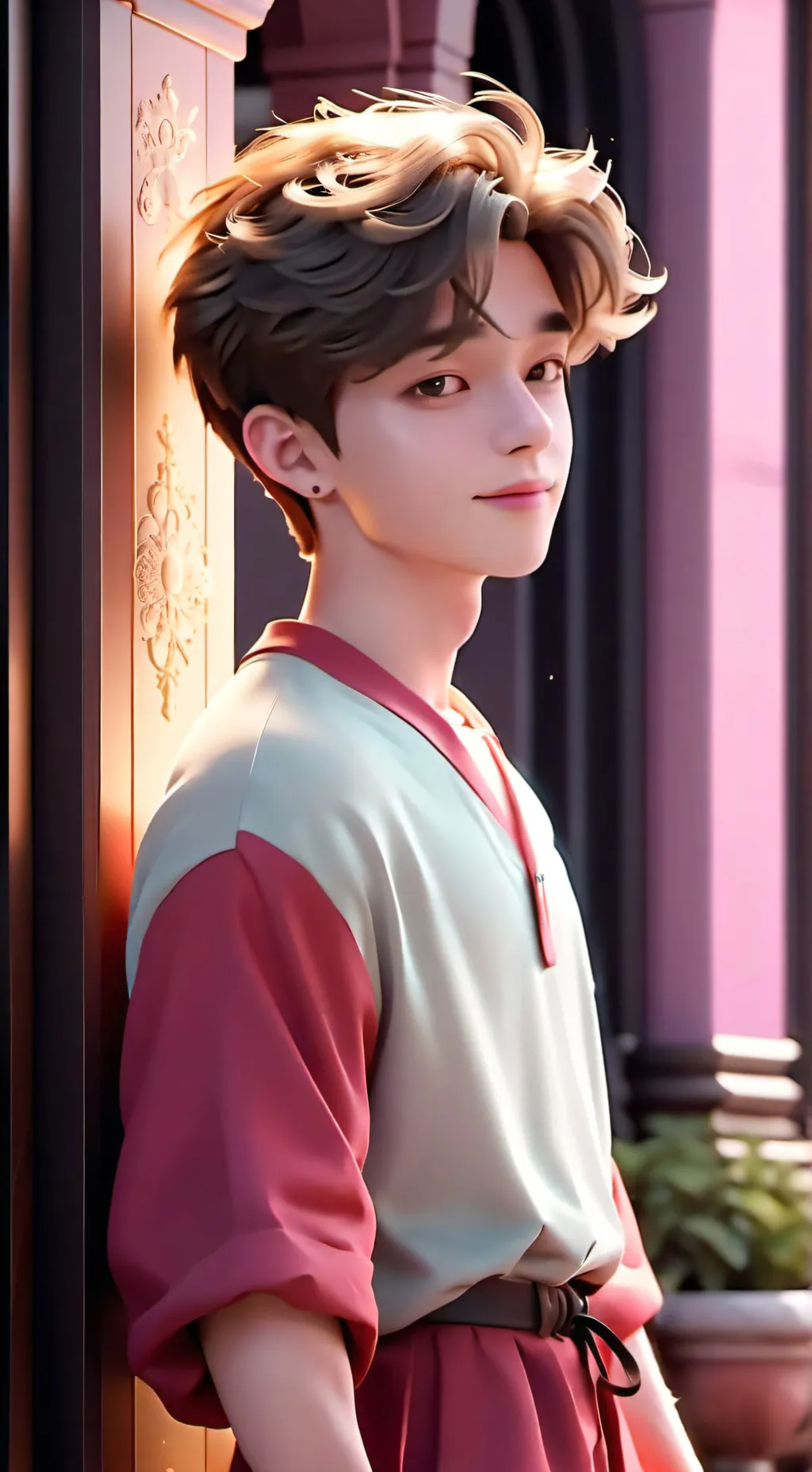 ai character: suga  background