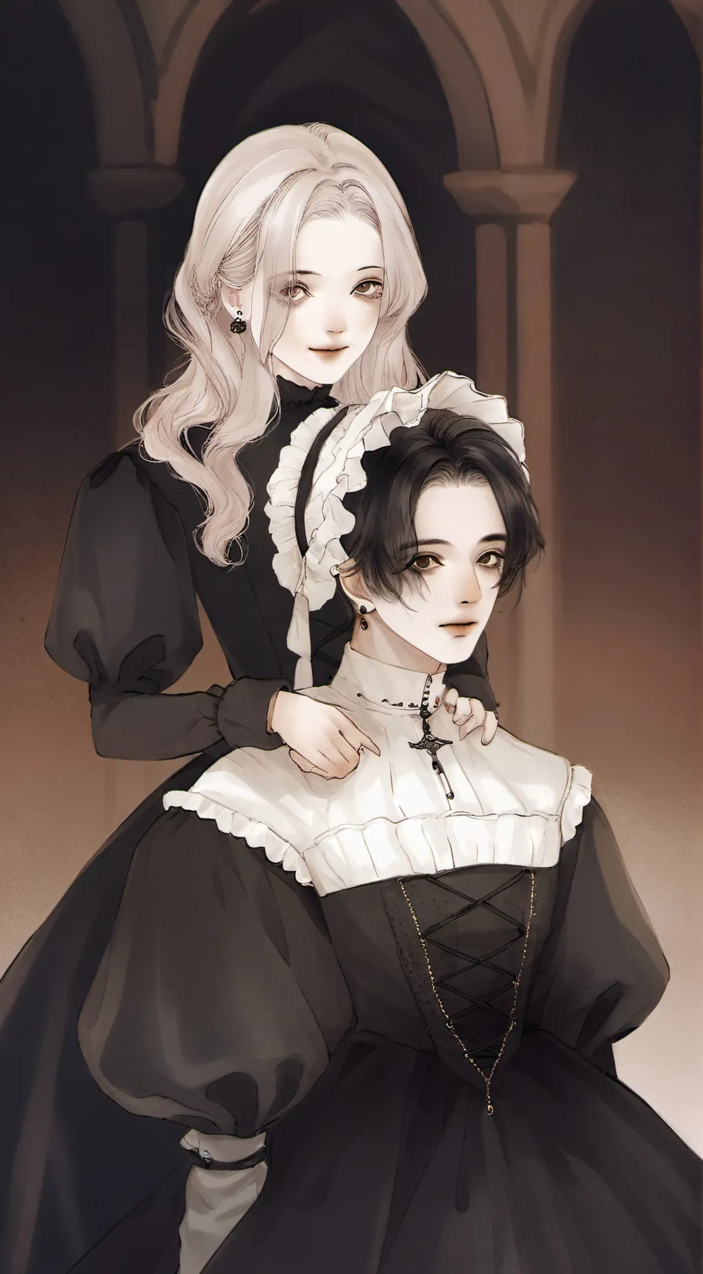 ai character: alex y luna  background