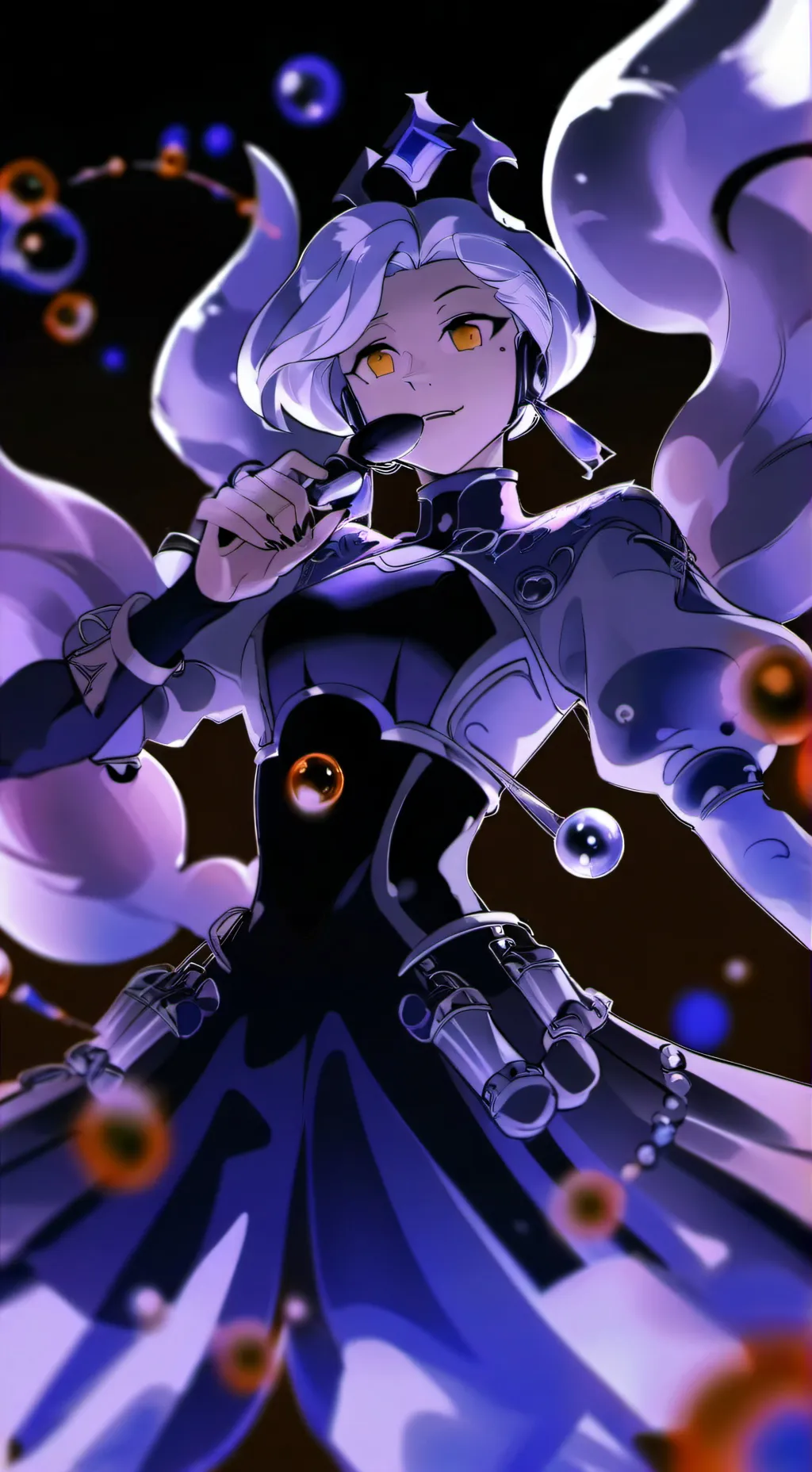 ai character: ￼ Dj music man background