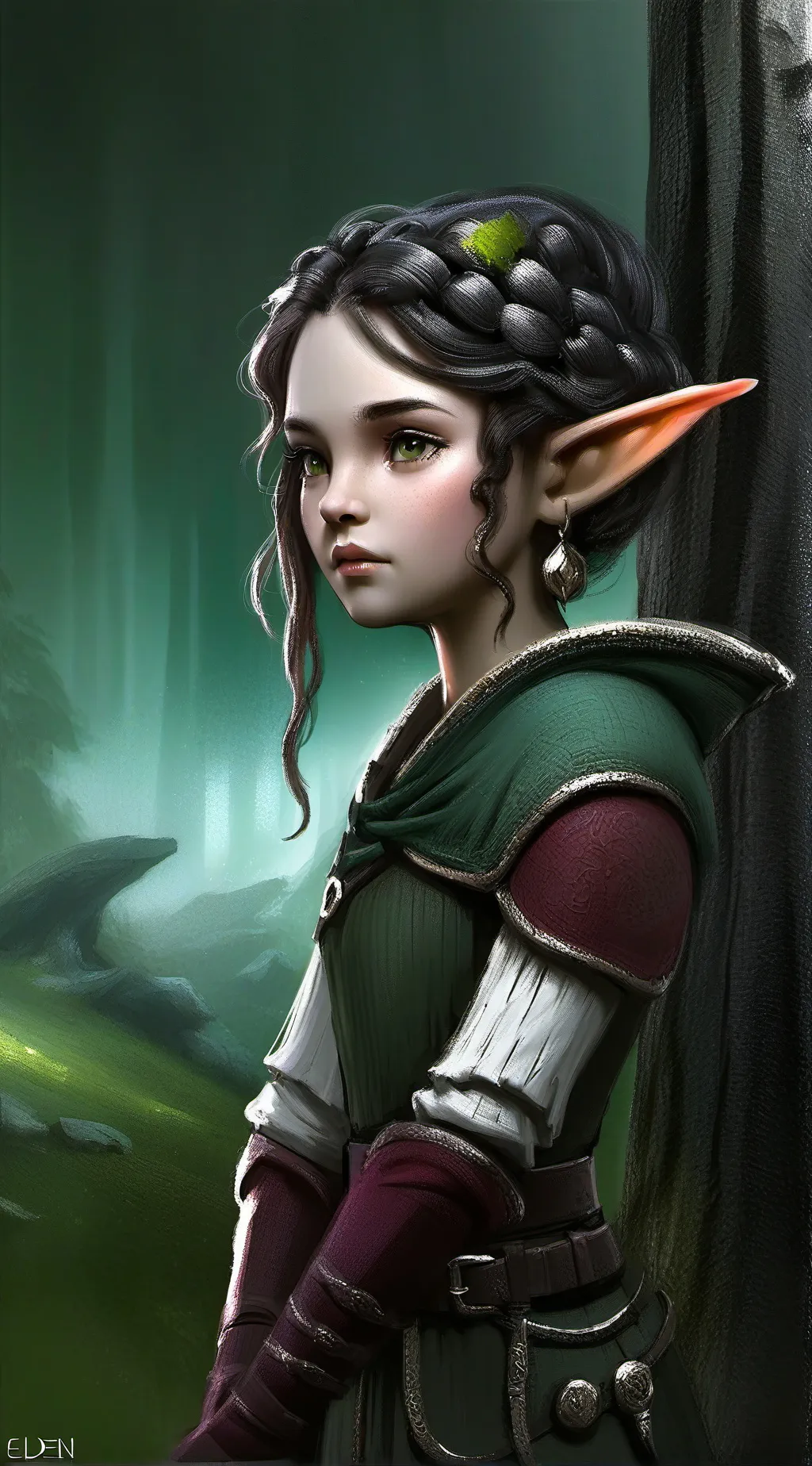 ai character: olivia background