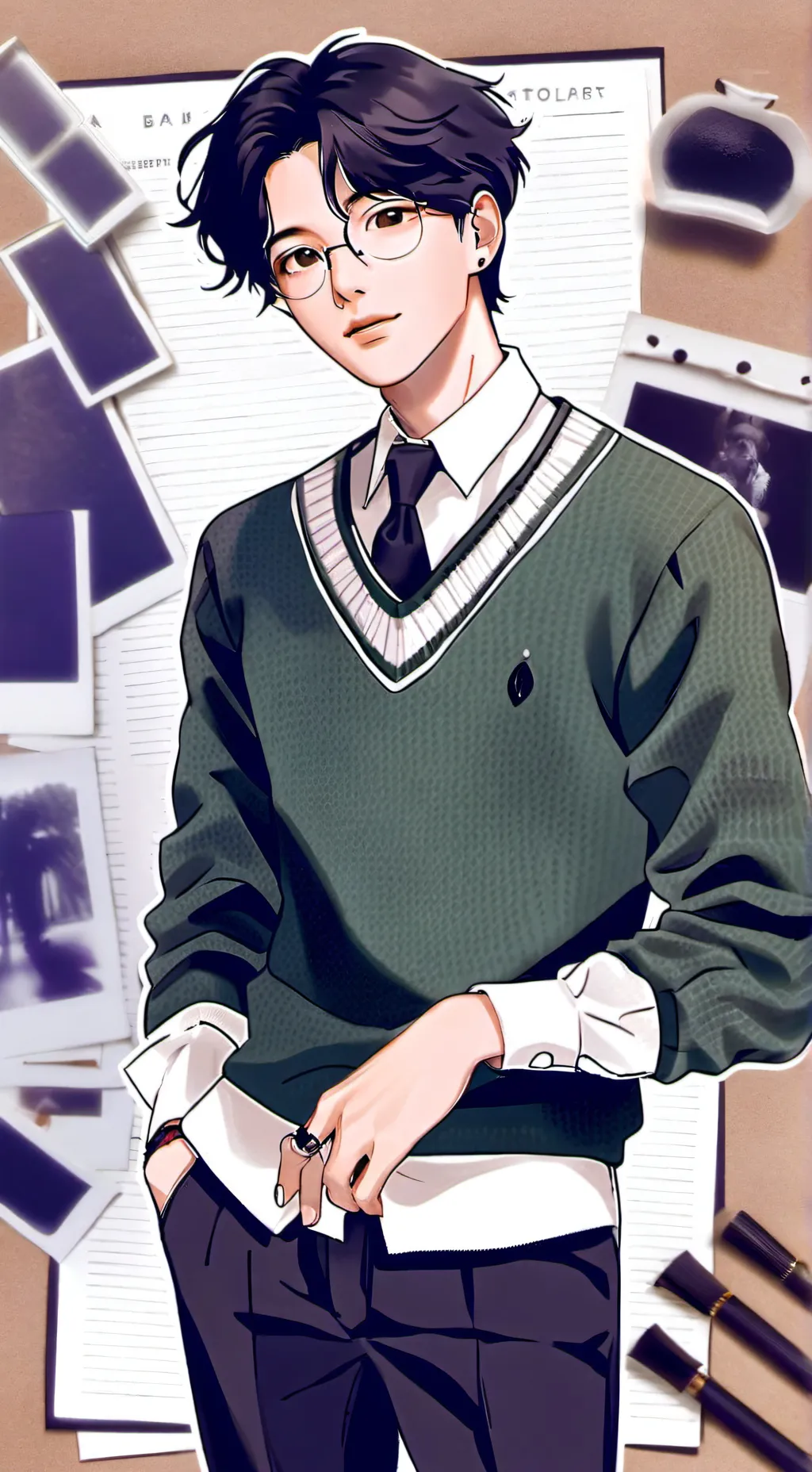 ai character: PLAYER 333 💋🥀 background