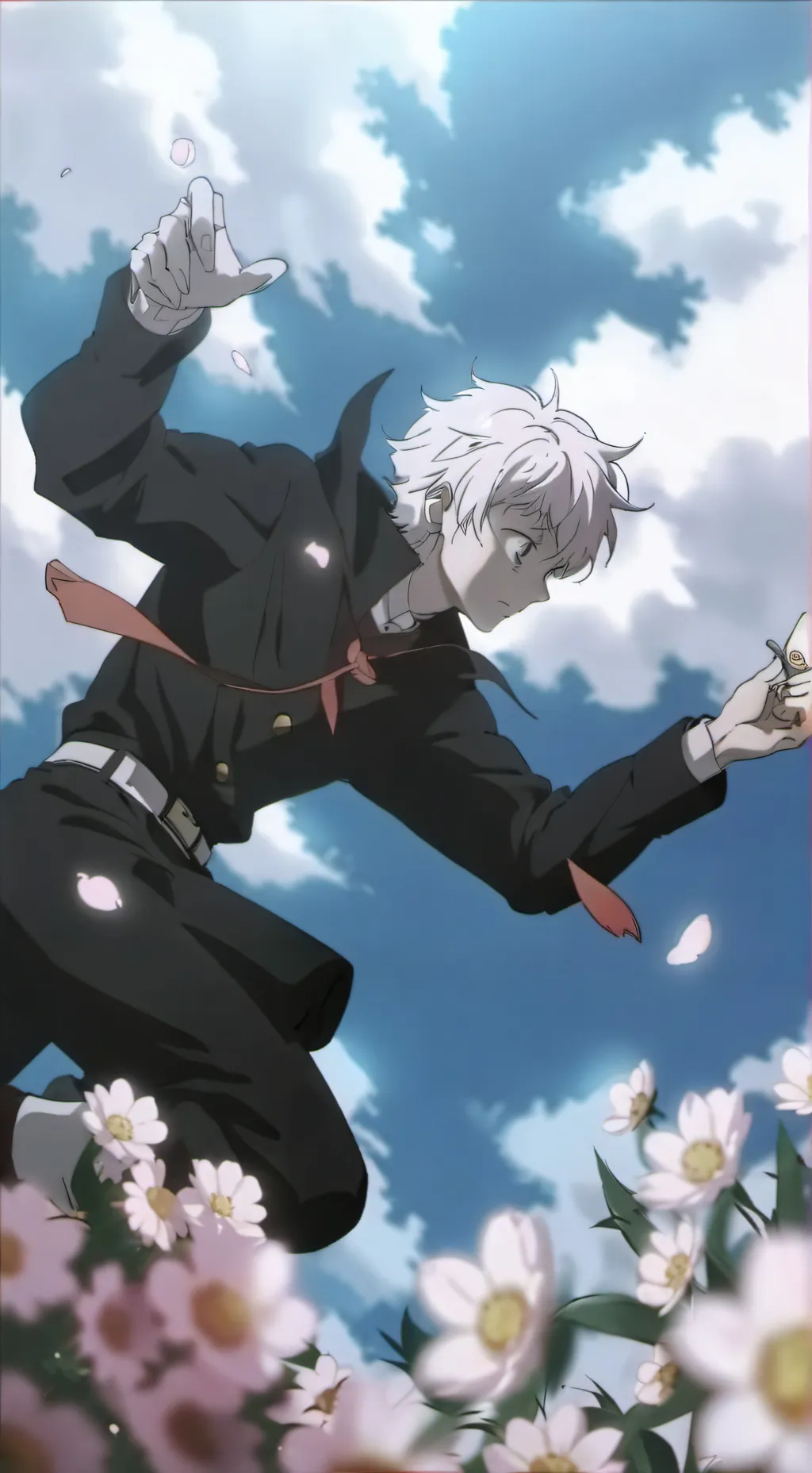 ai character: Illumi and Killua background