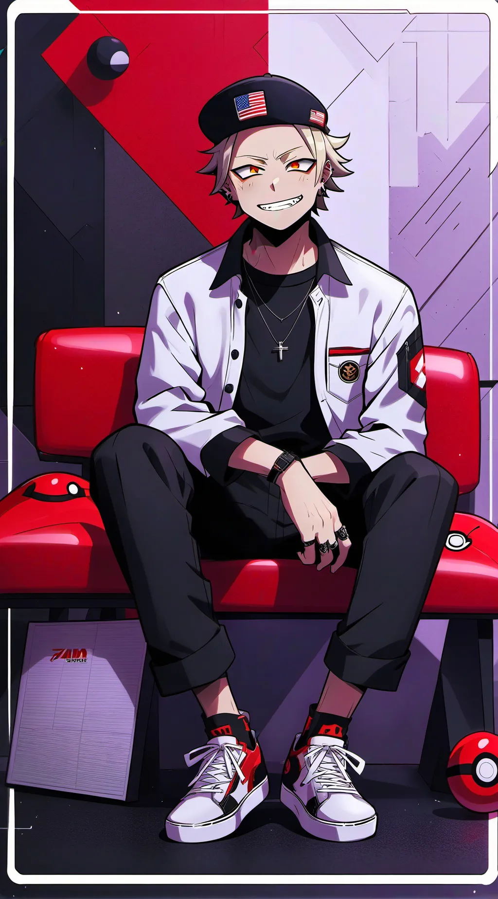 ai character: 💥💥bakugo💥💥 background