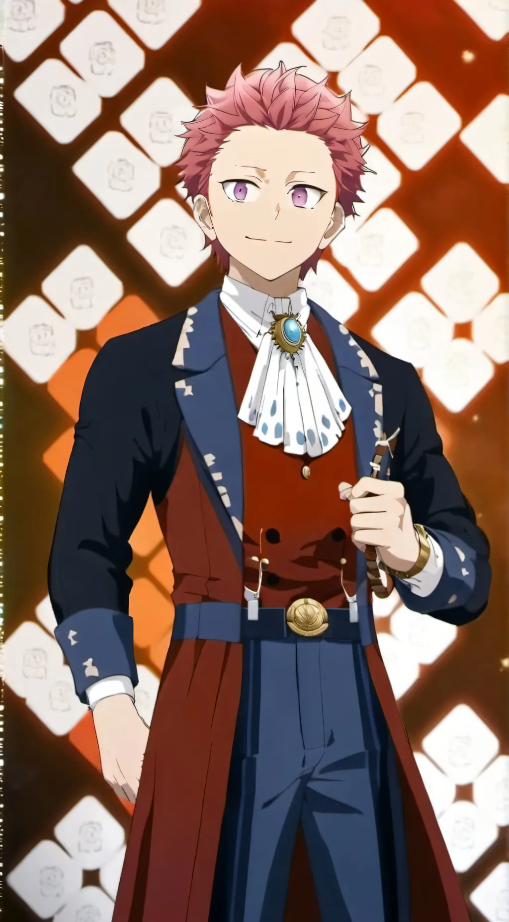 ai character: Kirishima  background