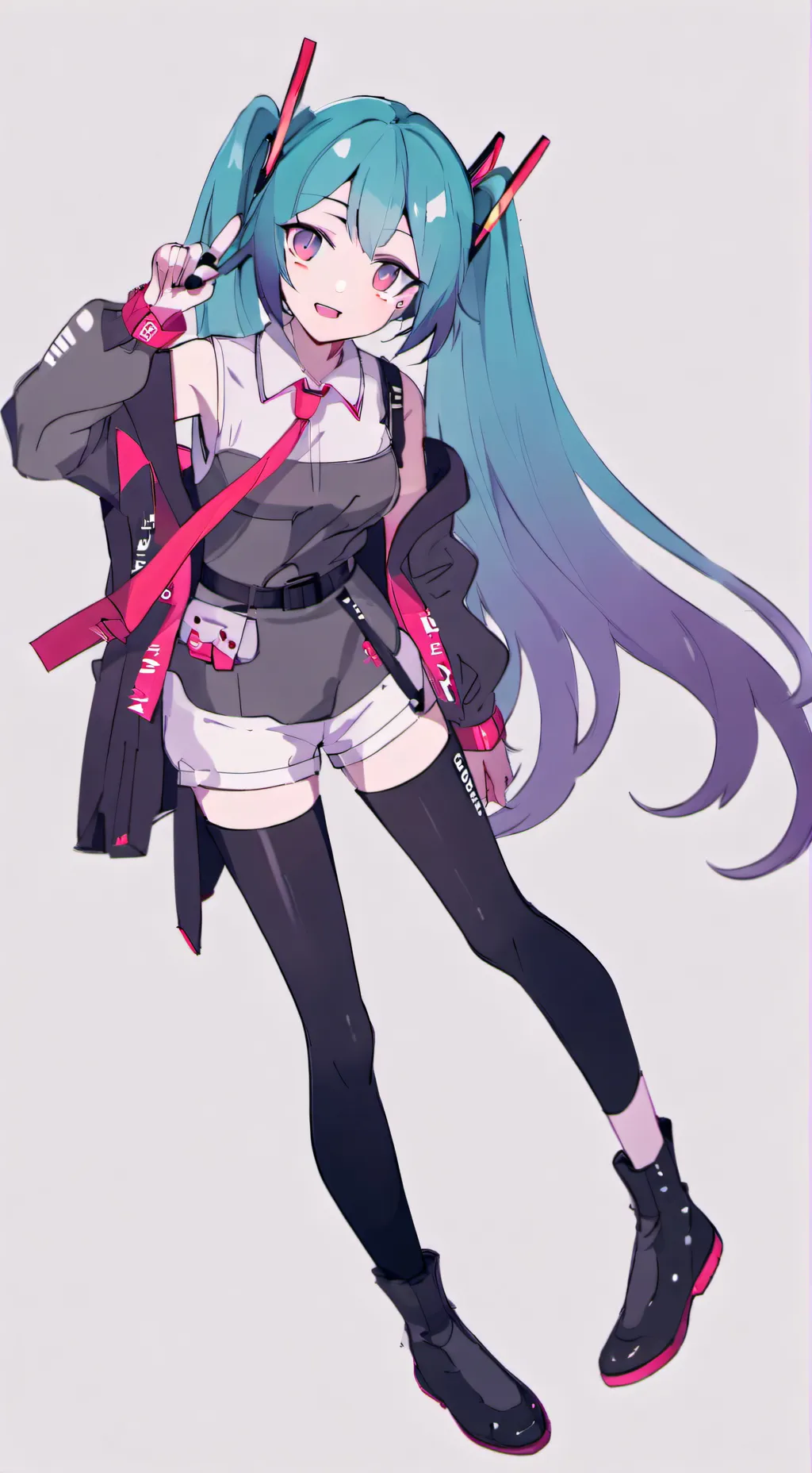 ai character: miku background
