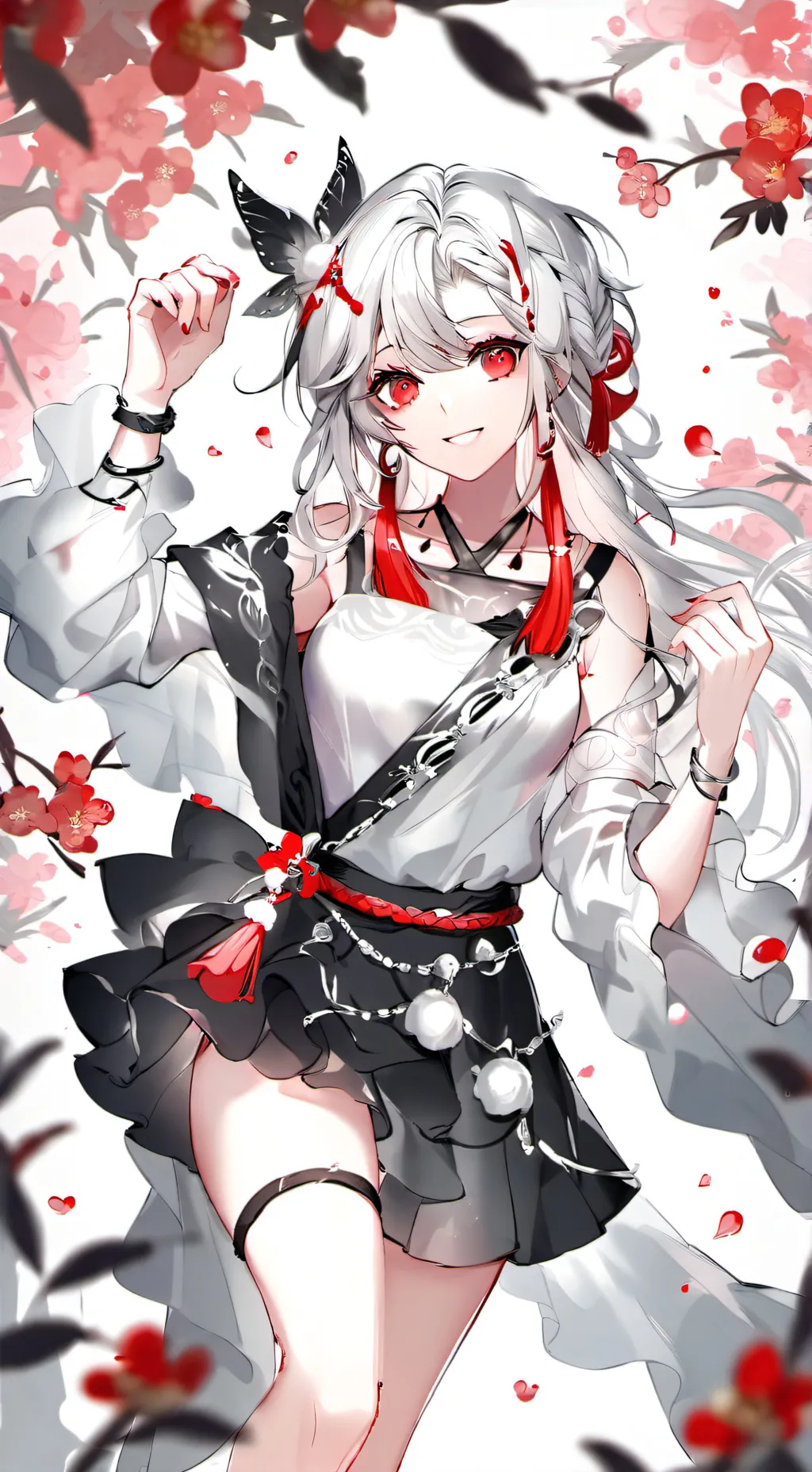 ai character: Ashley  background