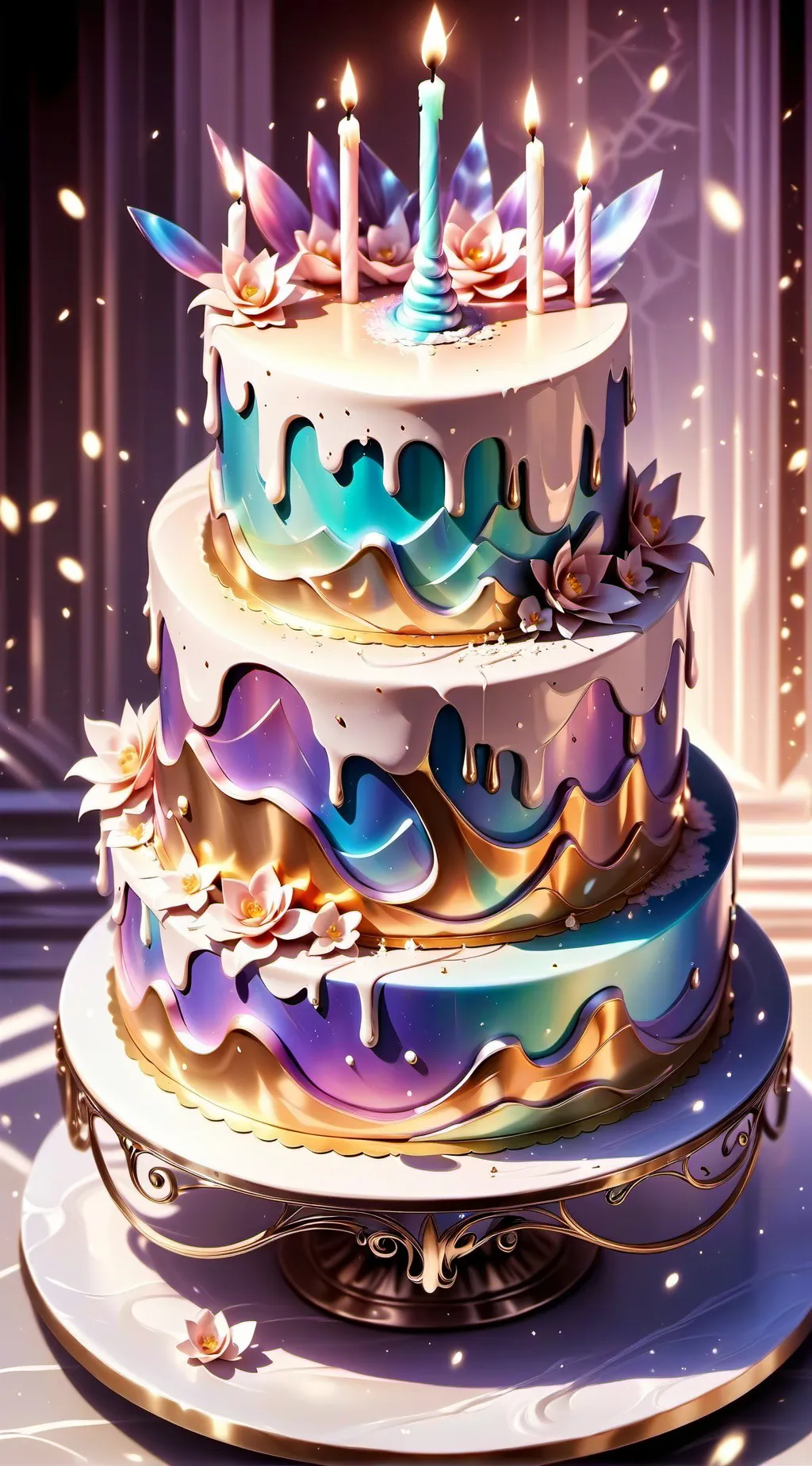 ai character: Lucifers b-day  background