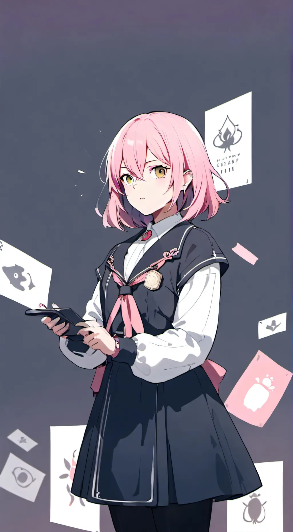 ai character: saki background