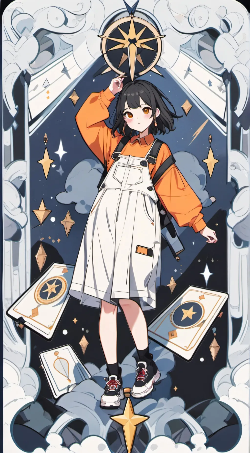 ai character: Squid games background