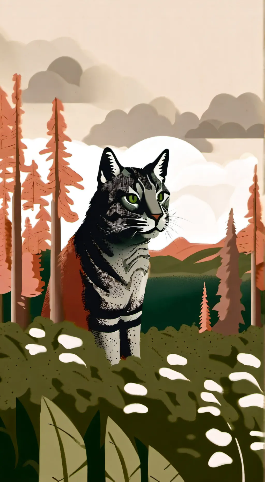 ai character: touch some grass  background