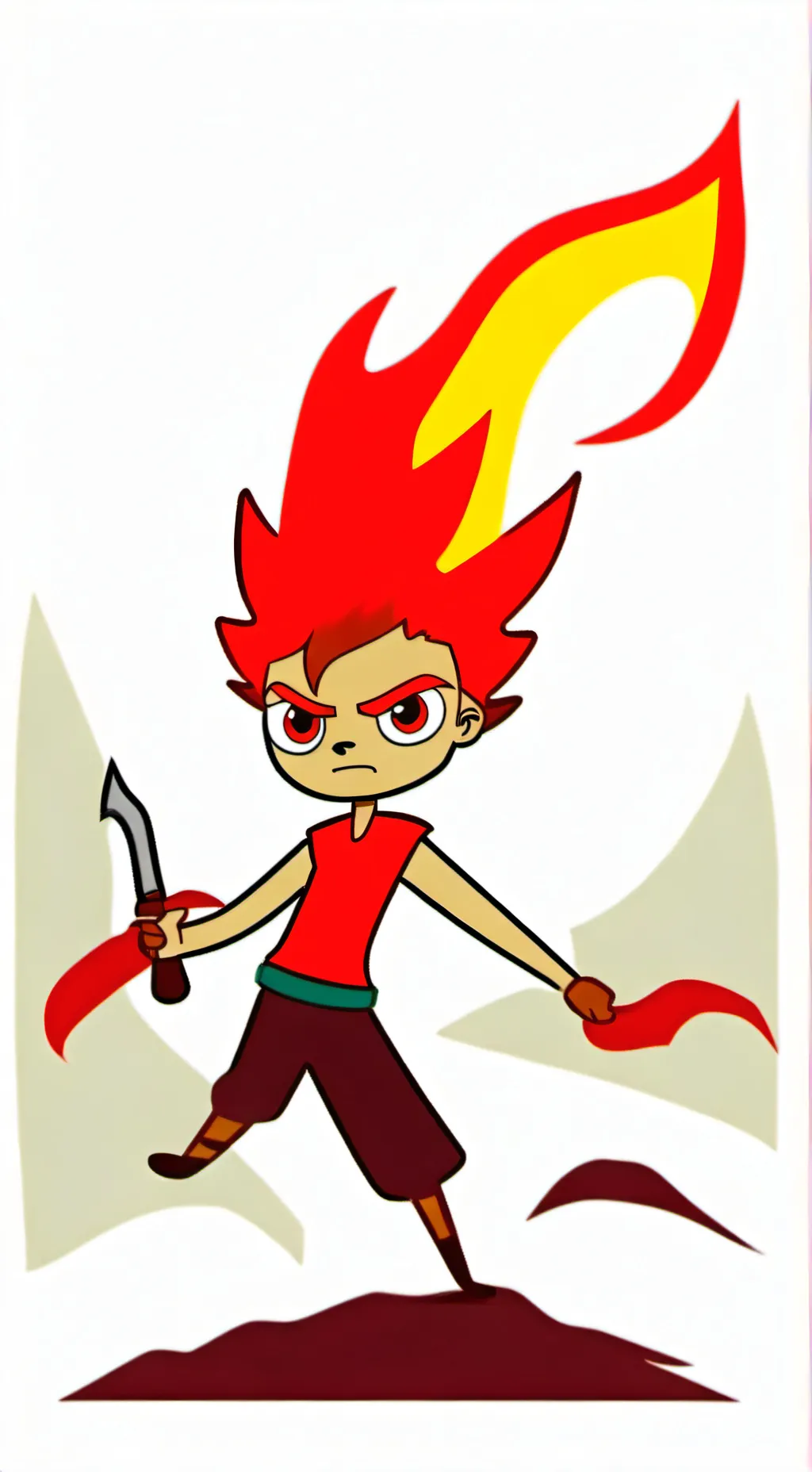 ai character: this is cringe background