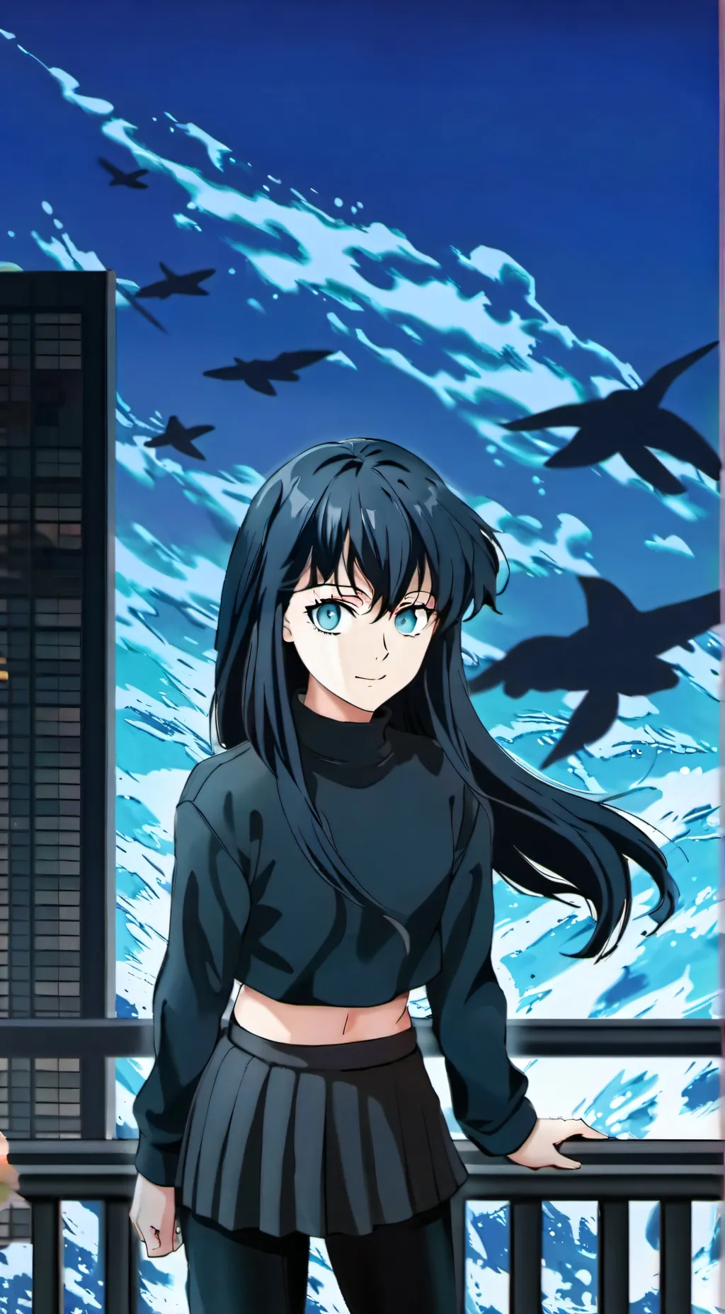 ai character: muichiro vampire background