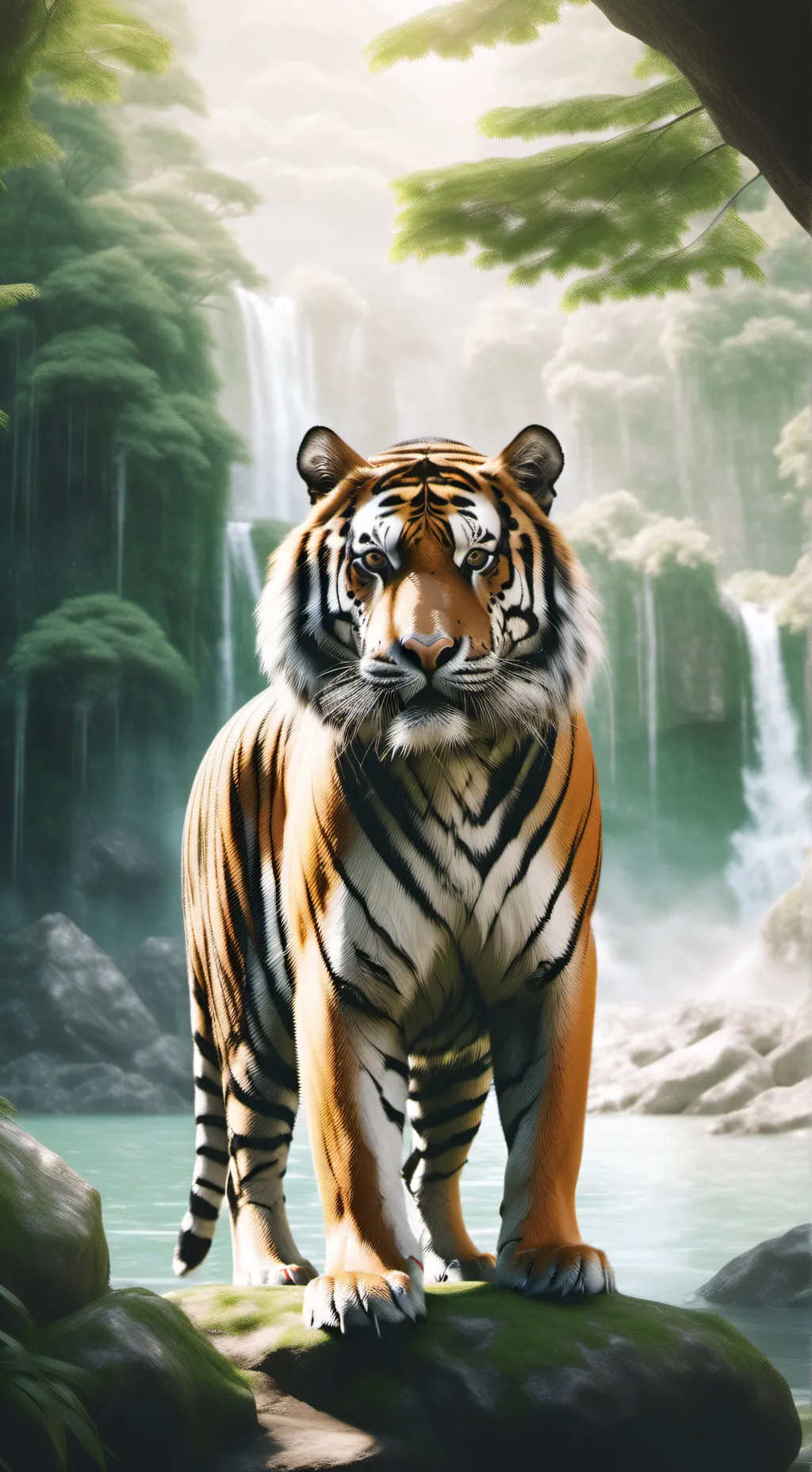 ai character: Ridho tiger background