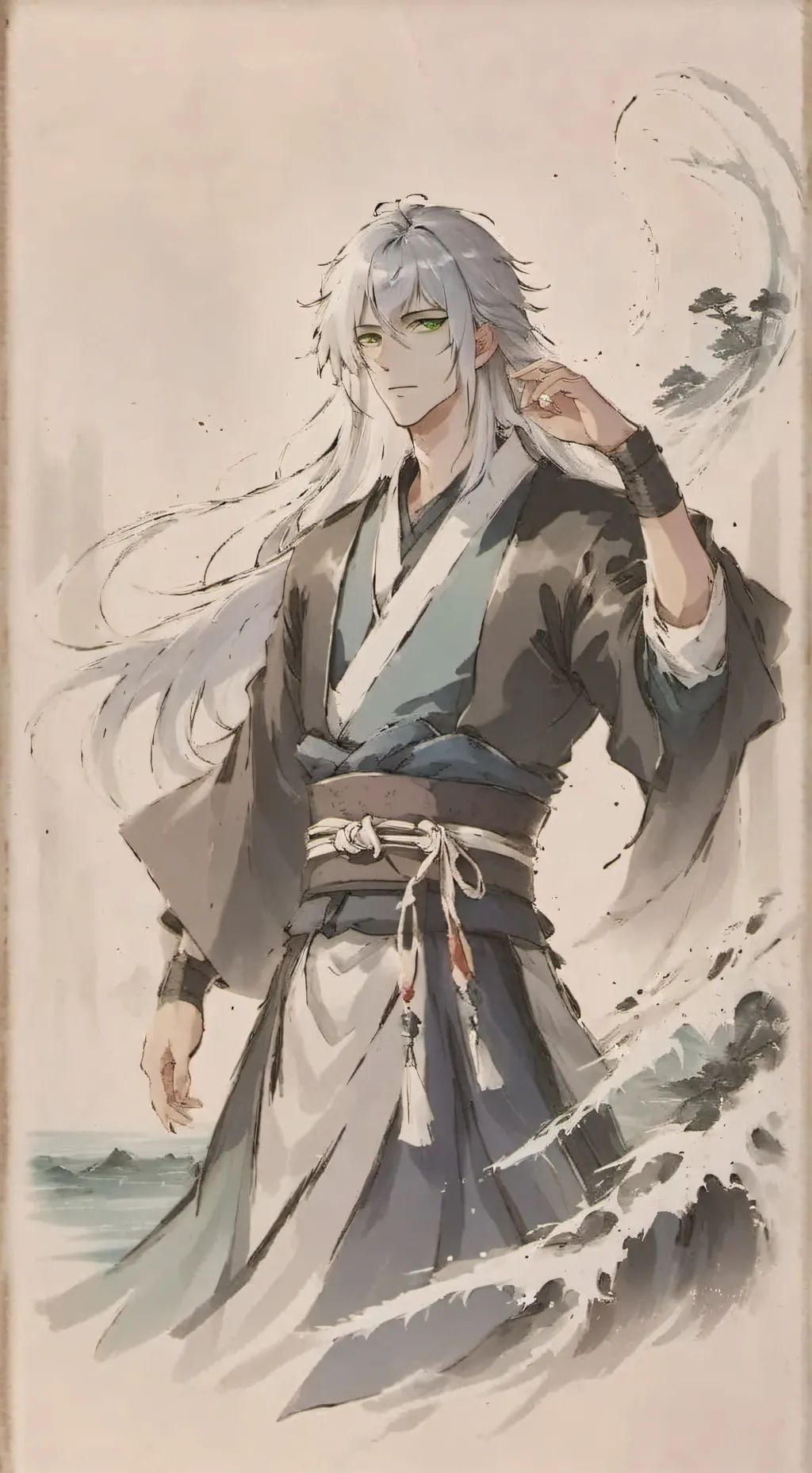 ai character: Ryuu background