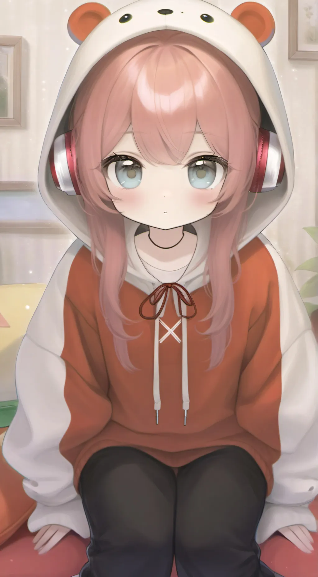 ai character: Kiana  background