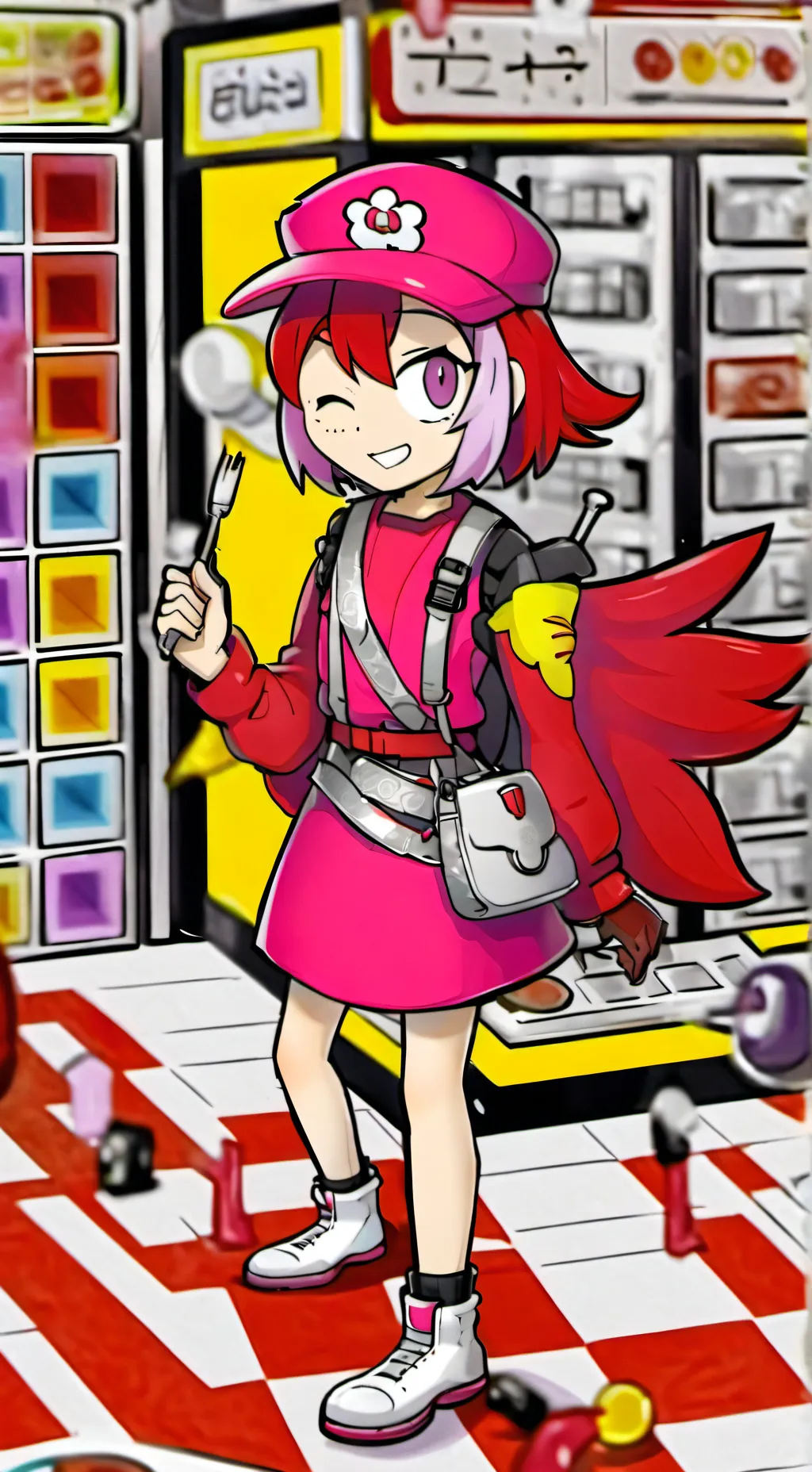 ai character: Amy Rose background