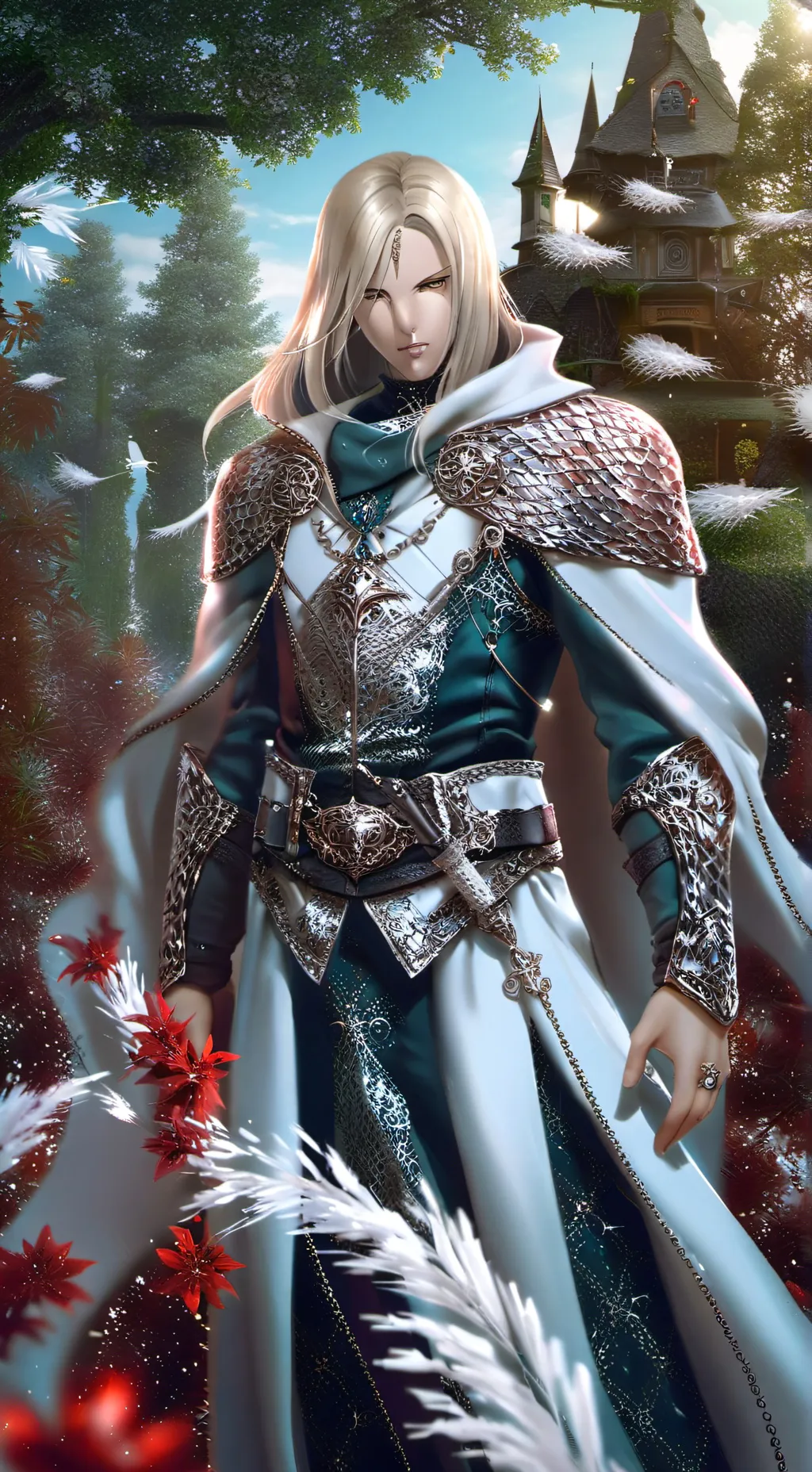 ai character: flashy flash background