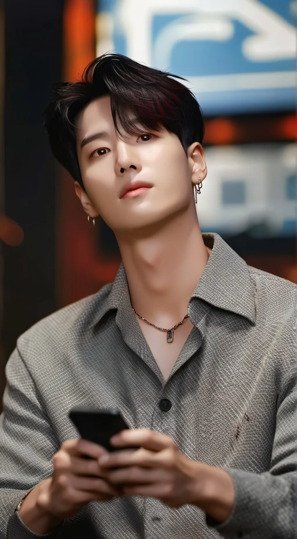 ai character: JK 💜 background