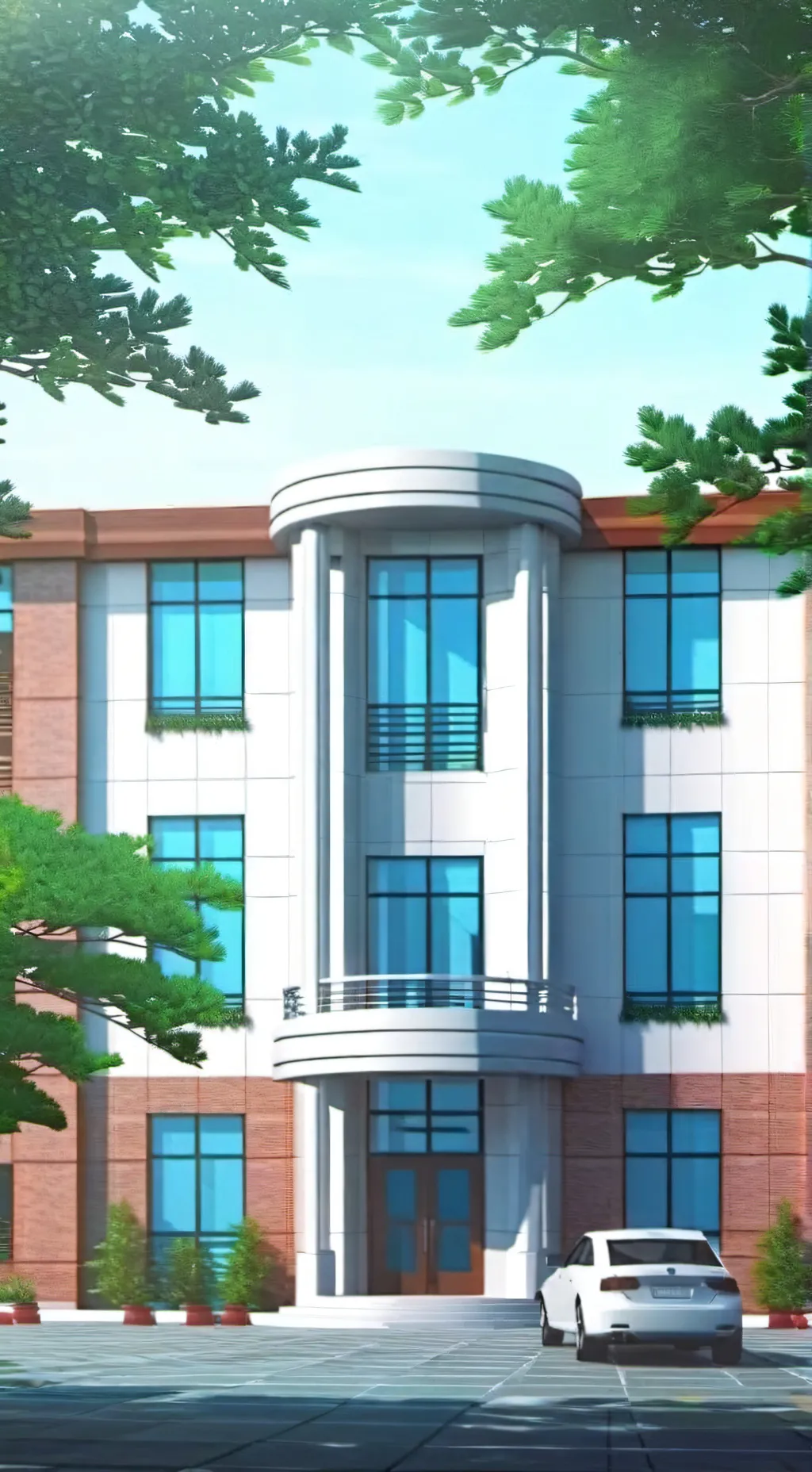 ai character: Nightmare Academy  background