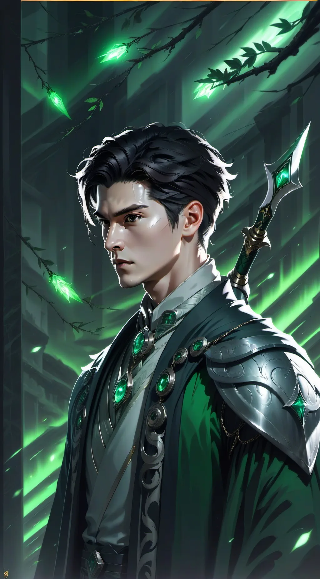 ai character: Nathaniel Grey background