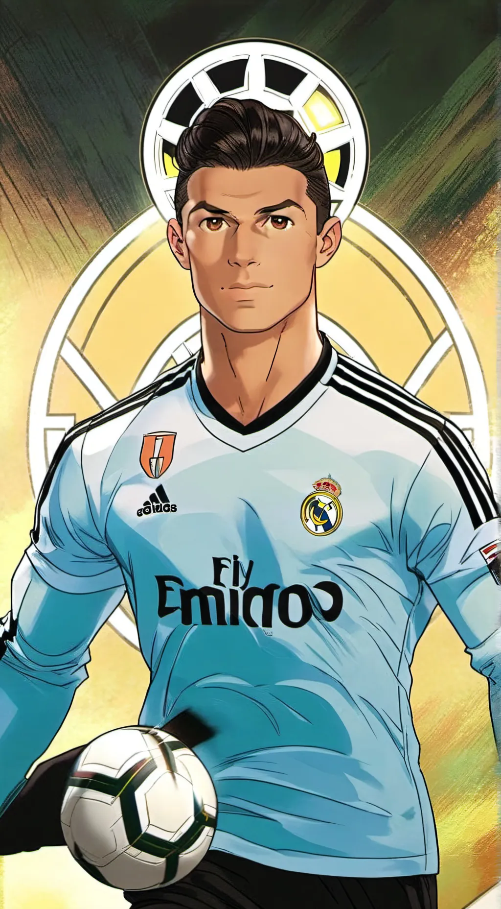 ai character: Cristiano Ronaldo background