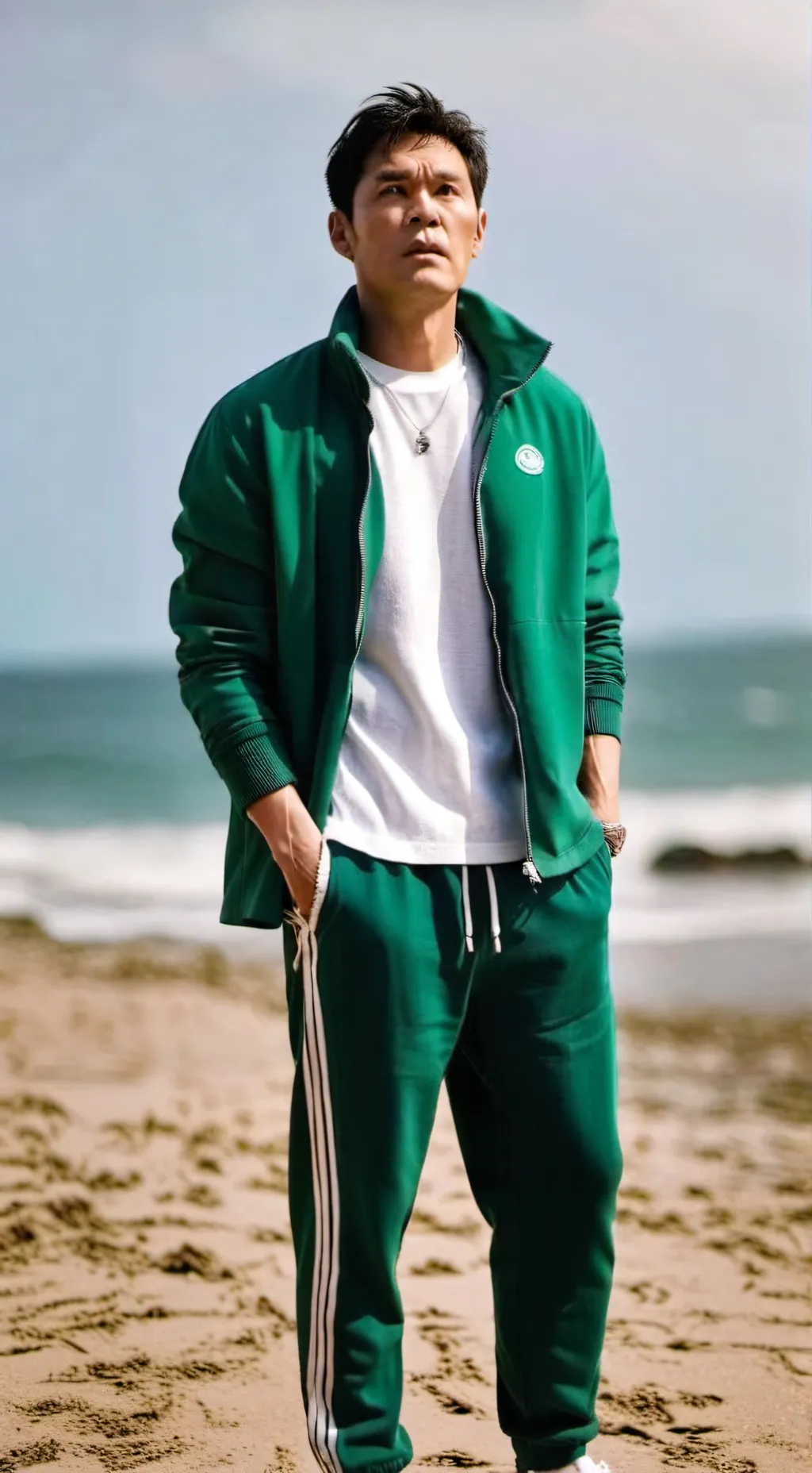 ai character: Seong Gi-Hun/456 background