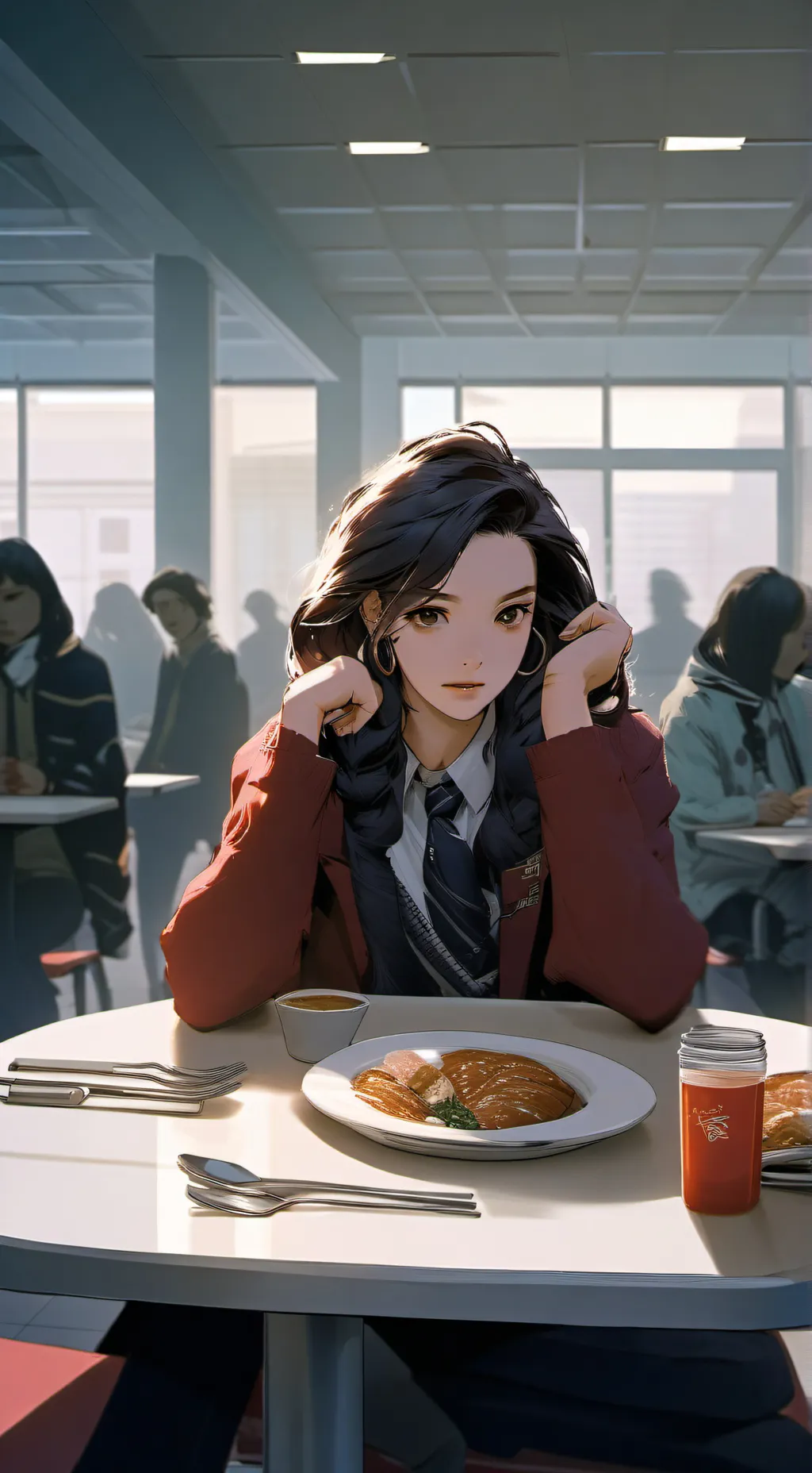 ai character: olivia background