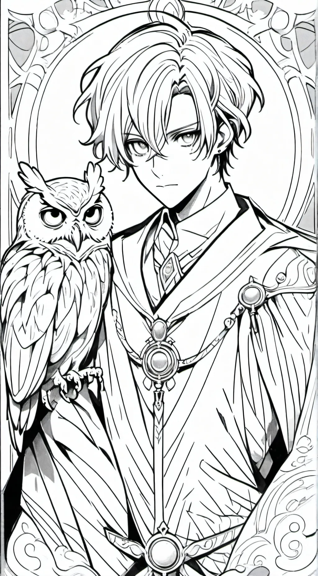 ai character: HB au background