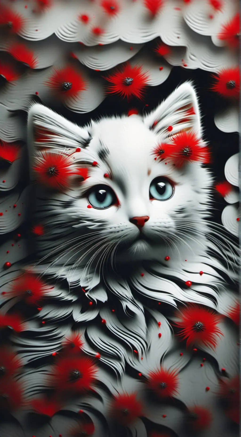 ai character: nice kitty background