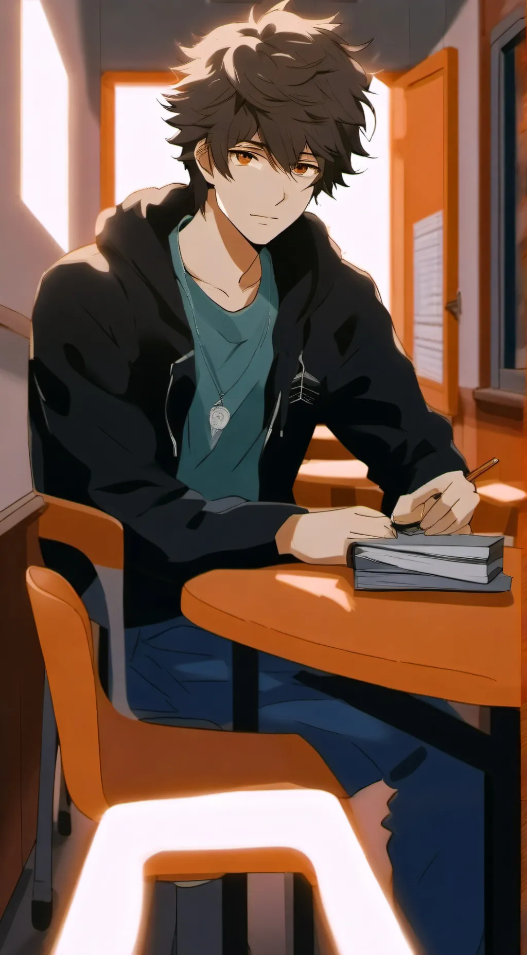 ai character: Colin background