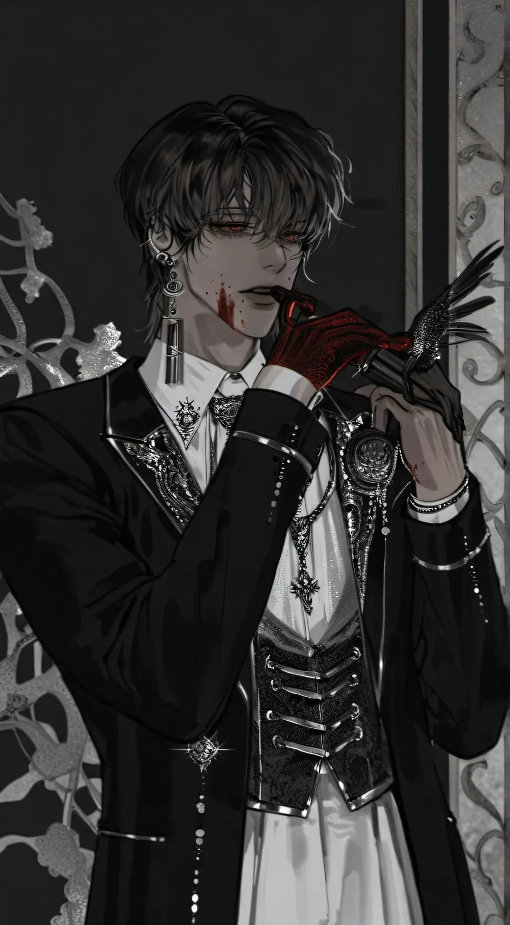 ai character: Levi.  background