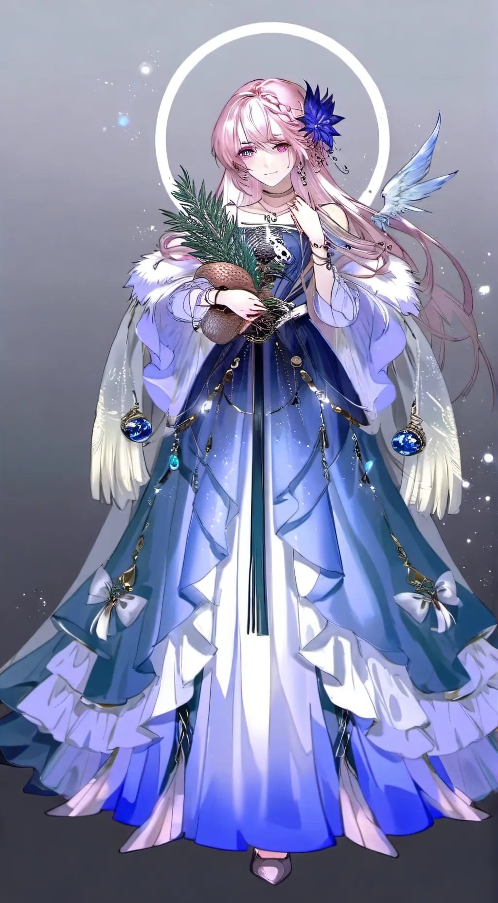 ai character: shimo  background