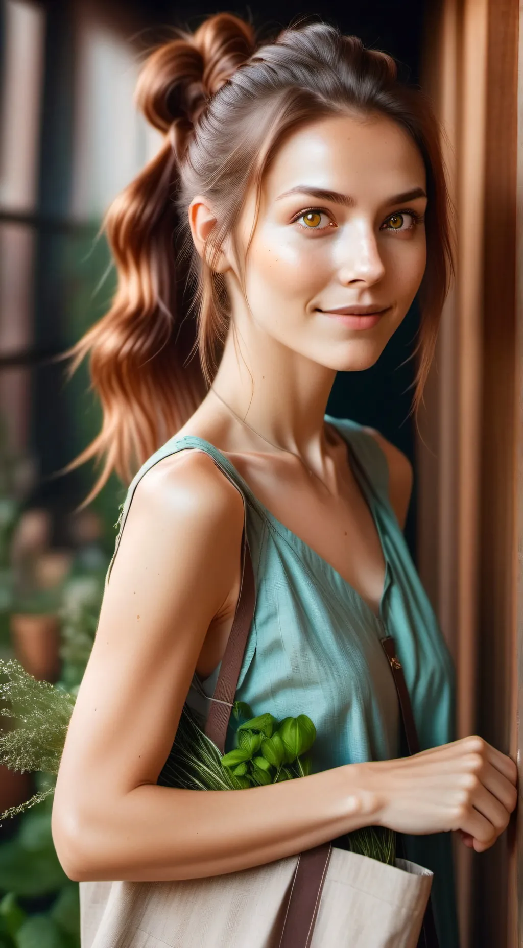 ai character: Luna Greenleaf background