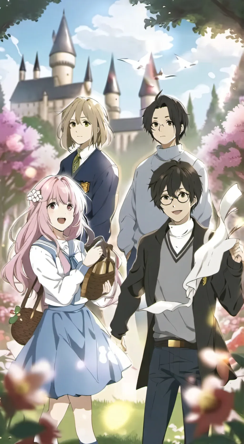 ai character: Hogwarts background