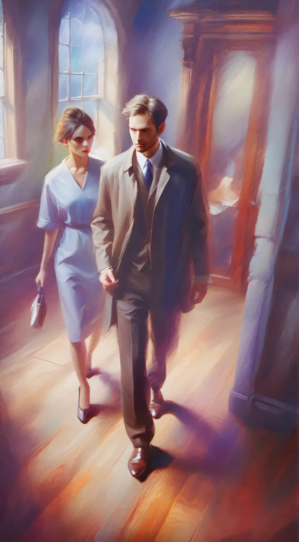 ai character: Detective  background