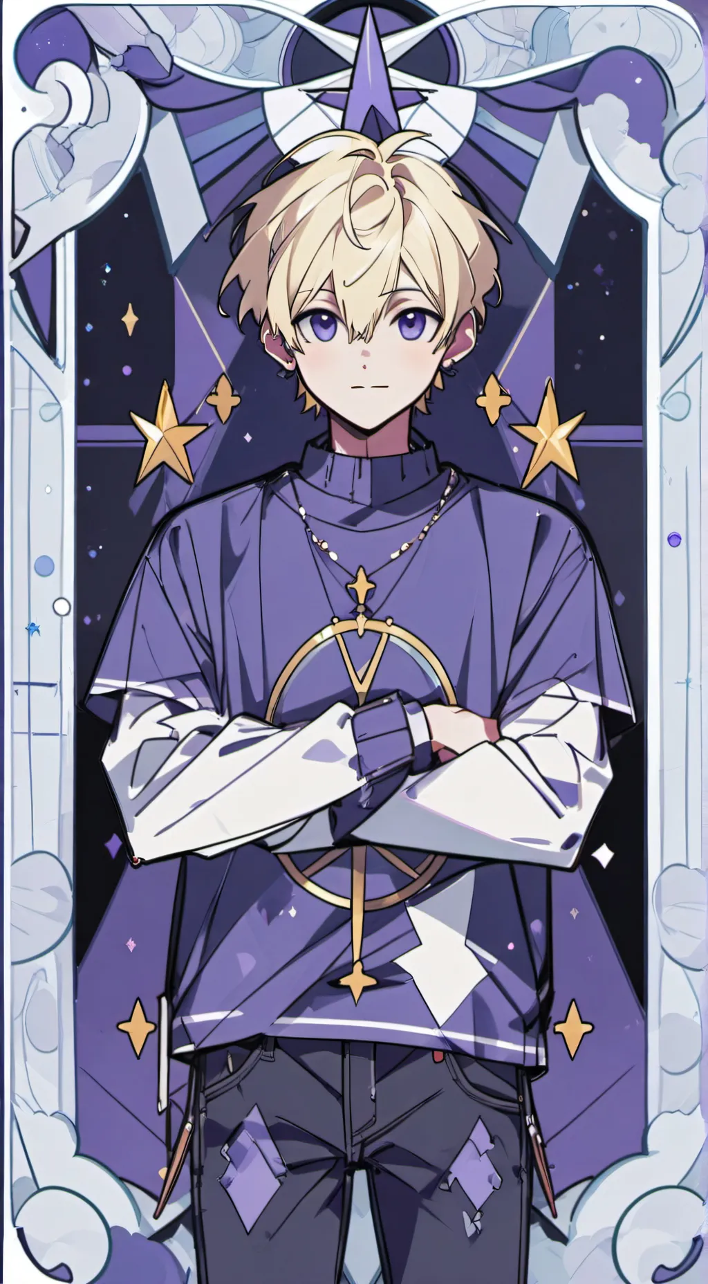 ai character: Leo background