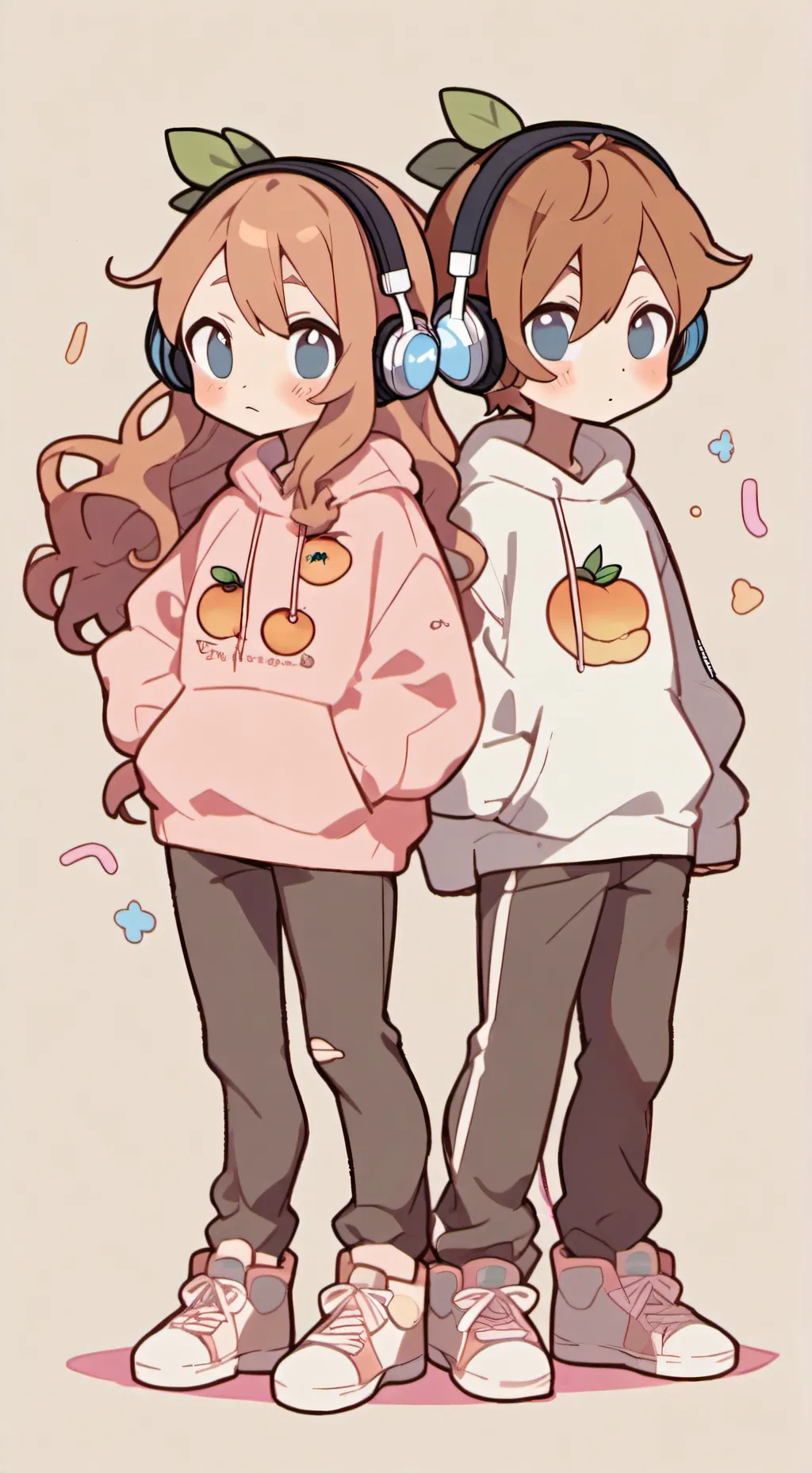 ai character: ahlea and oren  background