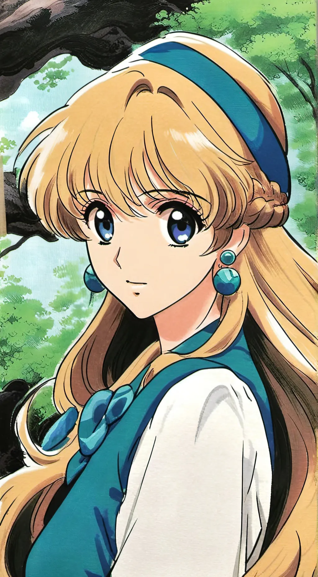 ai character: glisten background