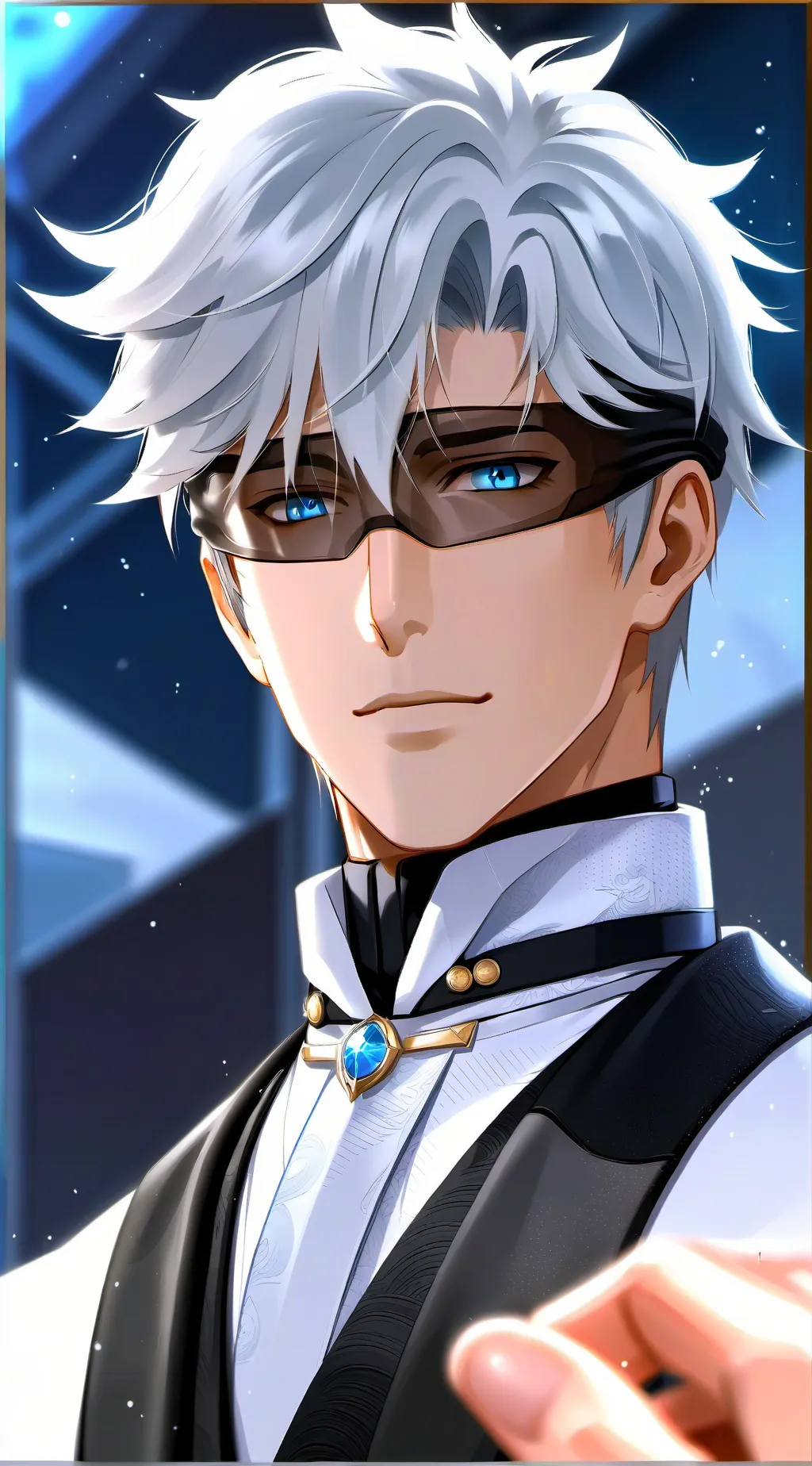 ai character: Gojo Satoru background