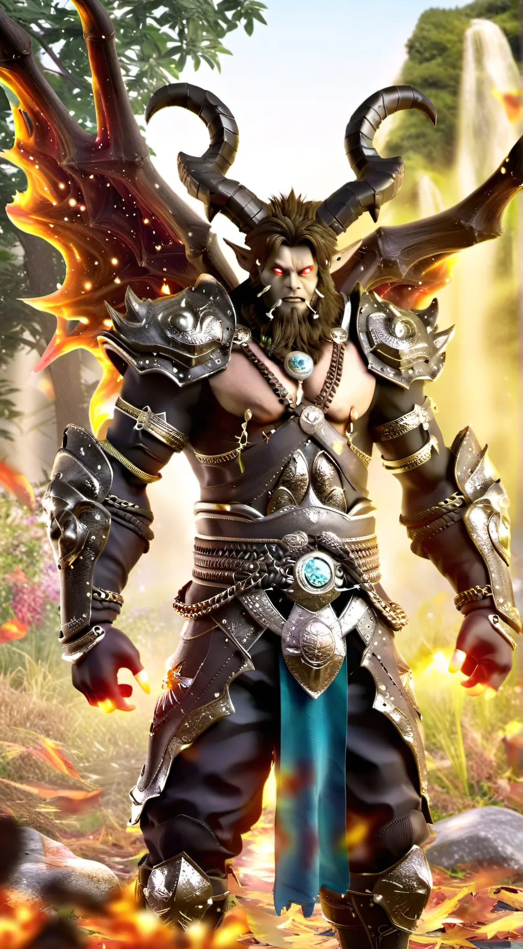 ai character: guerrero background