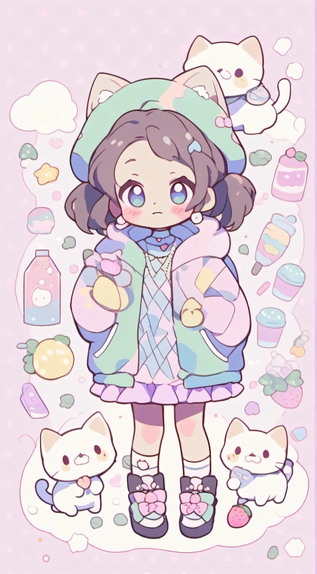 ai character: nugg background