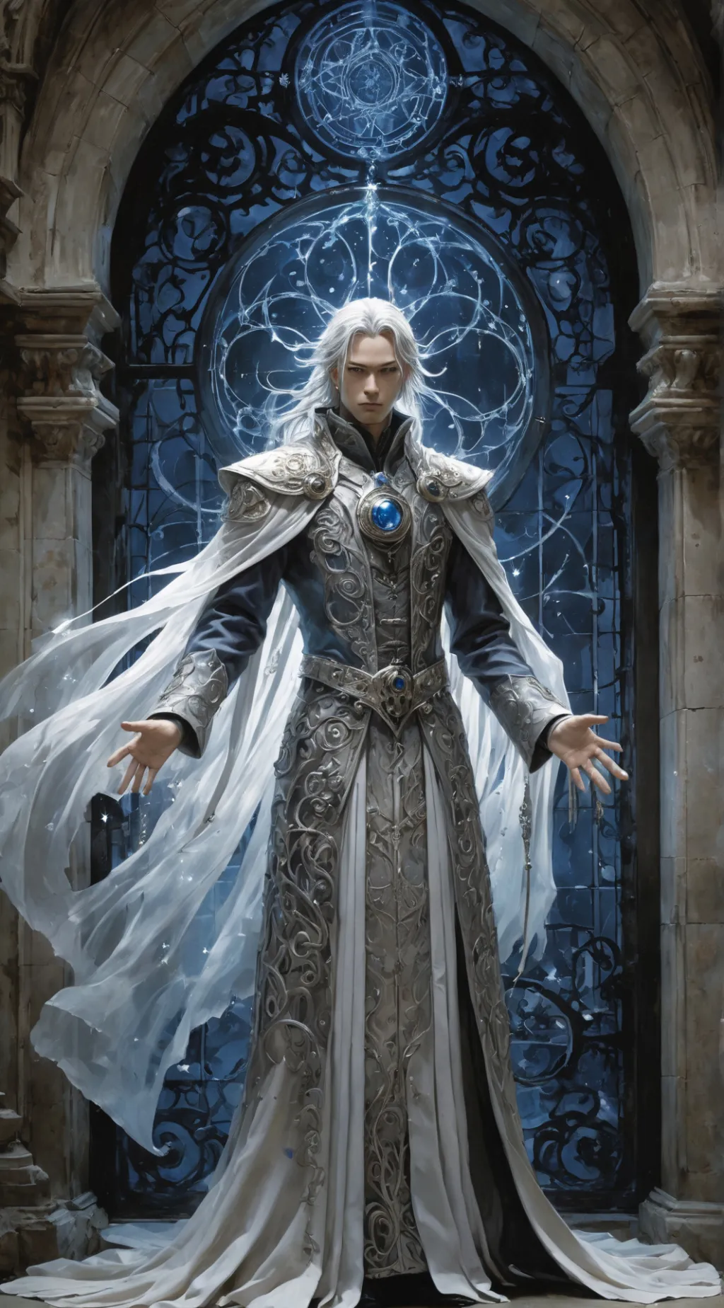 ai character: Oren background