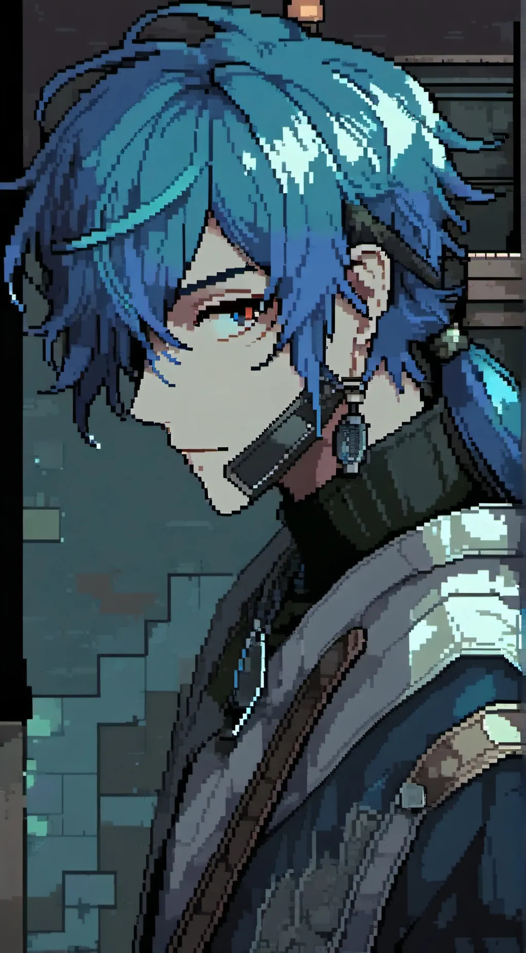 ai character: SALLY FACE CREW!!! background