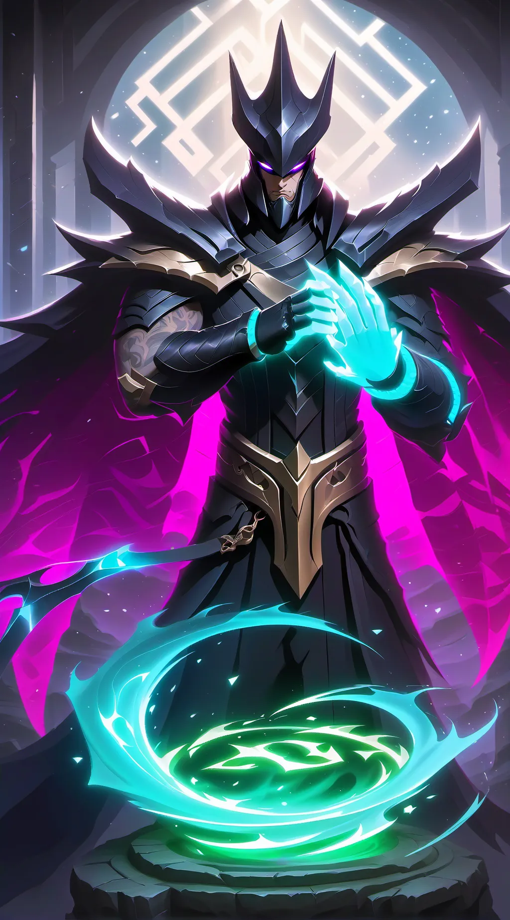 ai character: Shadow Kaslana  background