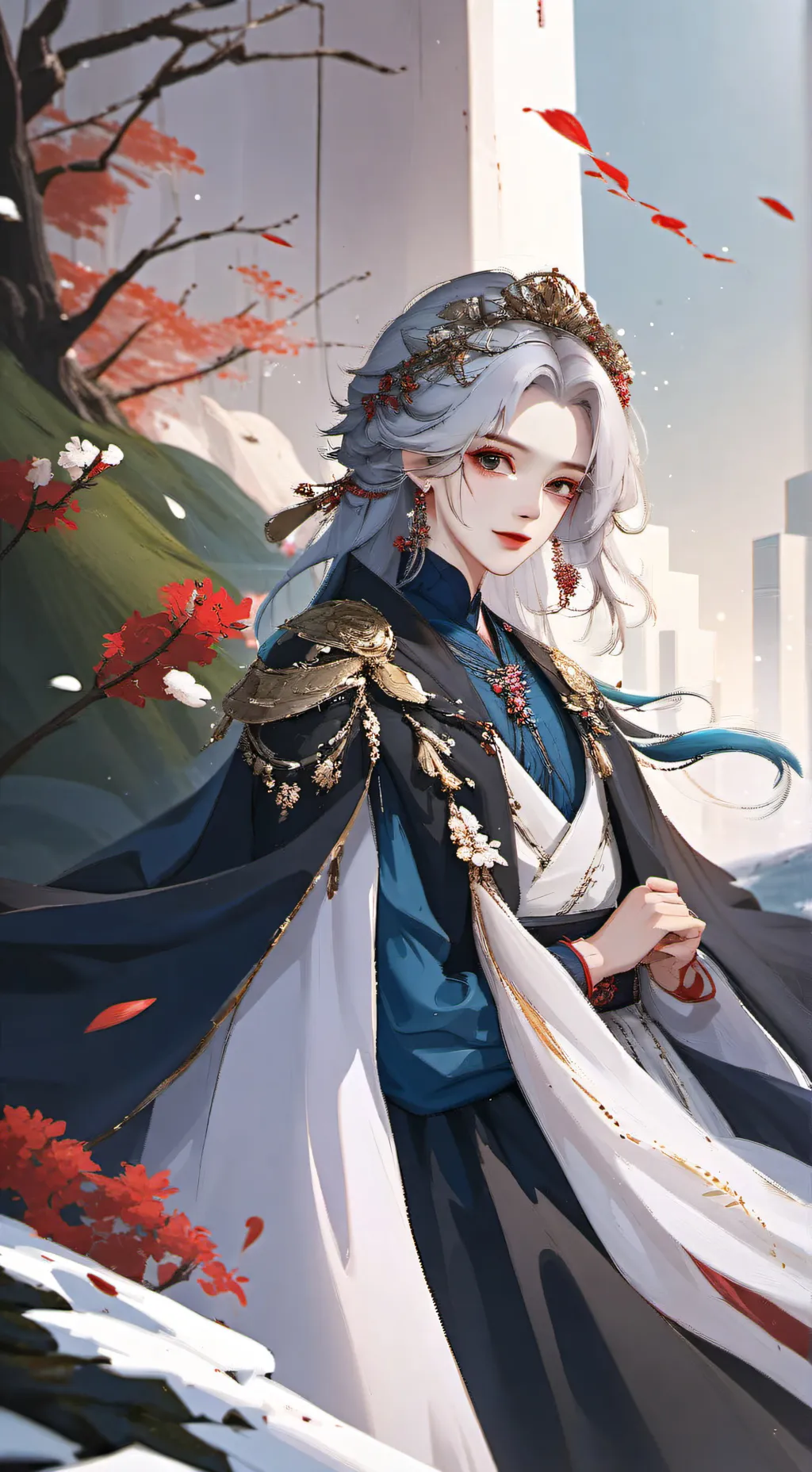 ai character: dw flower infectio background